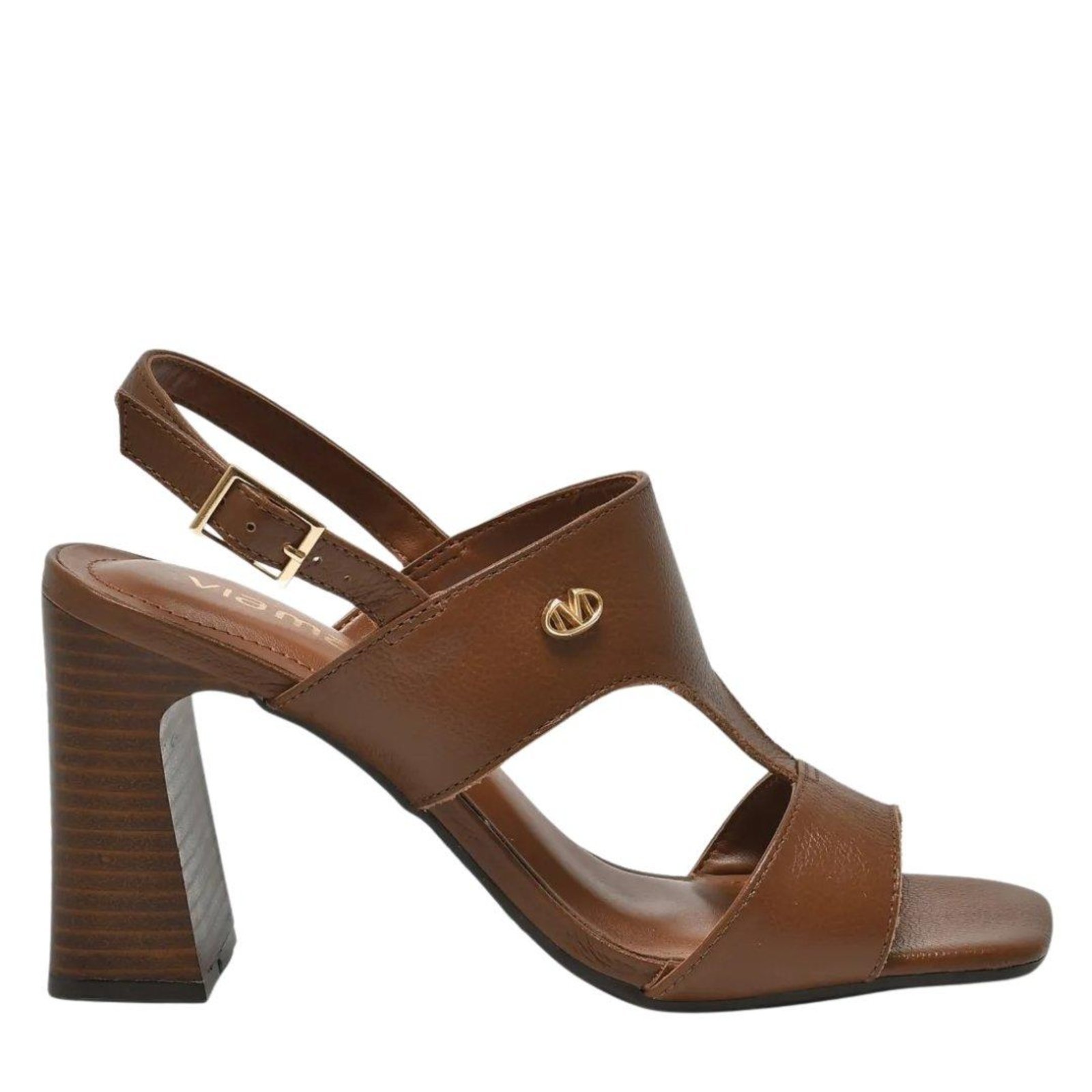 Sandália Feminina Via Marte 319-005 Caramelo Incolor