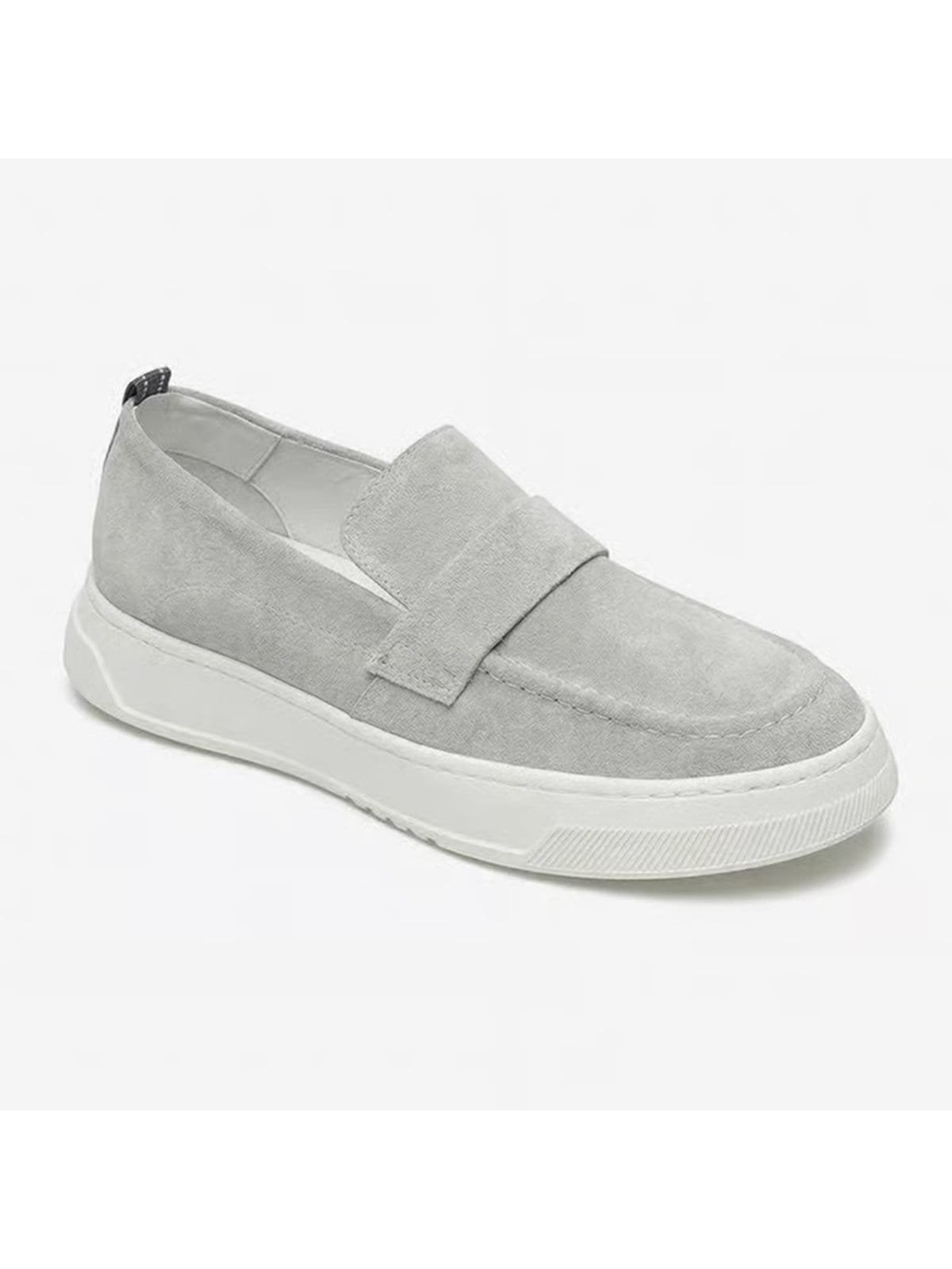 Sapato Masculino Mocassim 300g Leve Cloud Fly Couro Legítimo Gelo