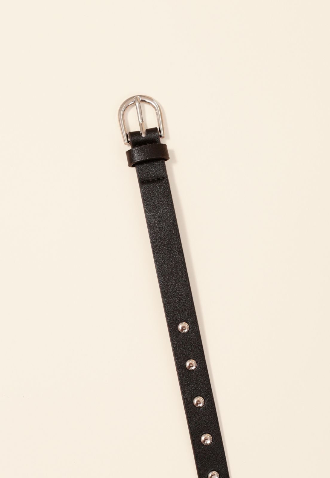 Vista 3 Cinto Fino Pop Me Com Tachas E Fivela preto Pop Me preto