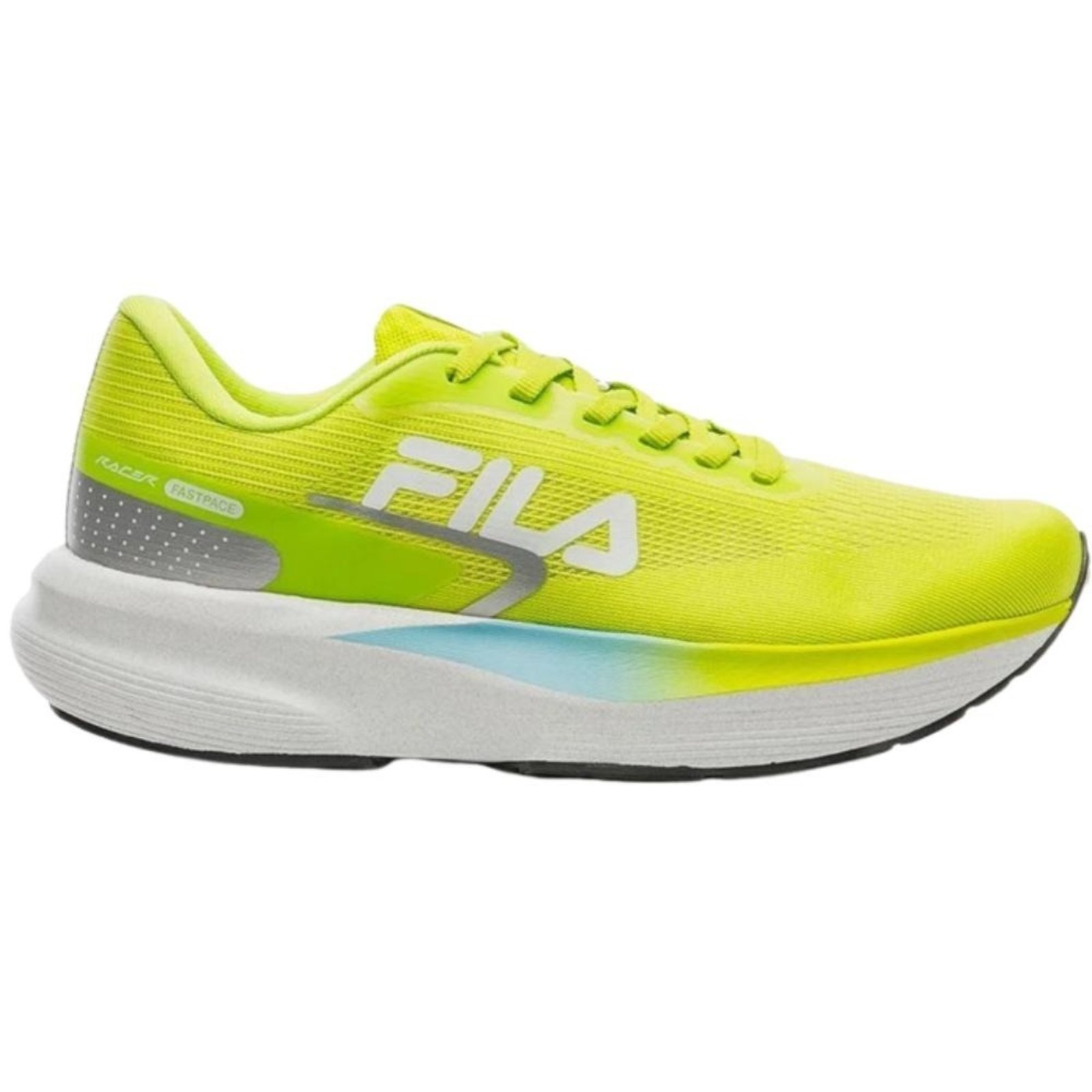 Vista 2 Tênis Fila Racer Fastpace Masculino azul/branco verde Fila verde