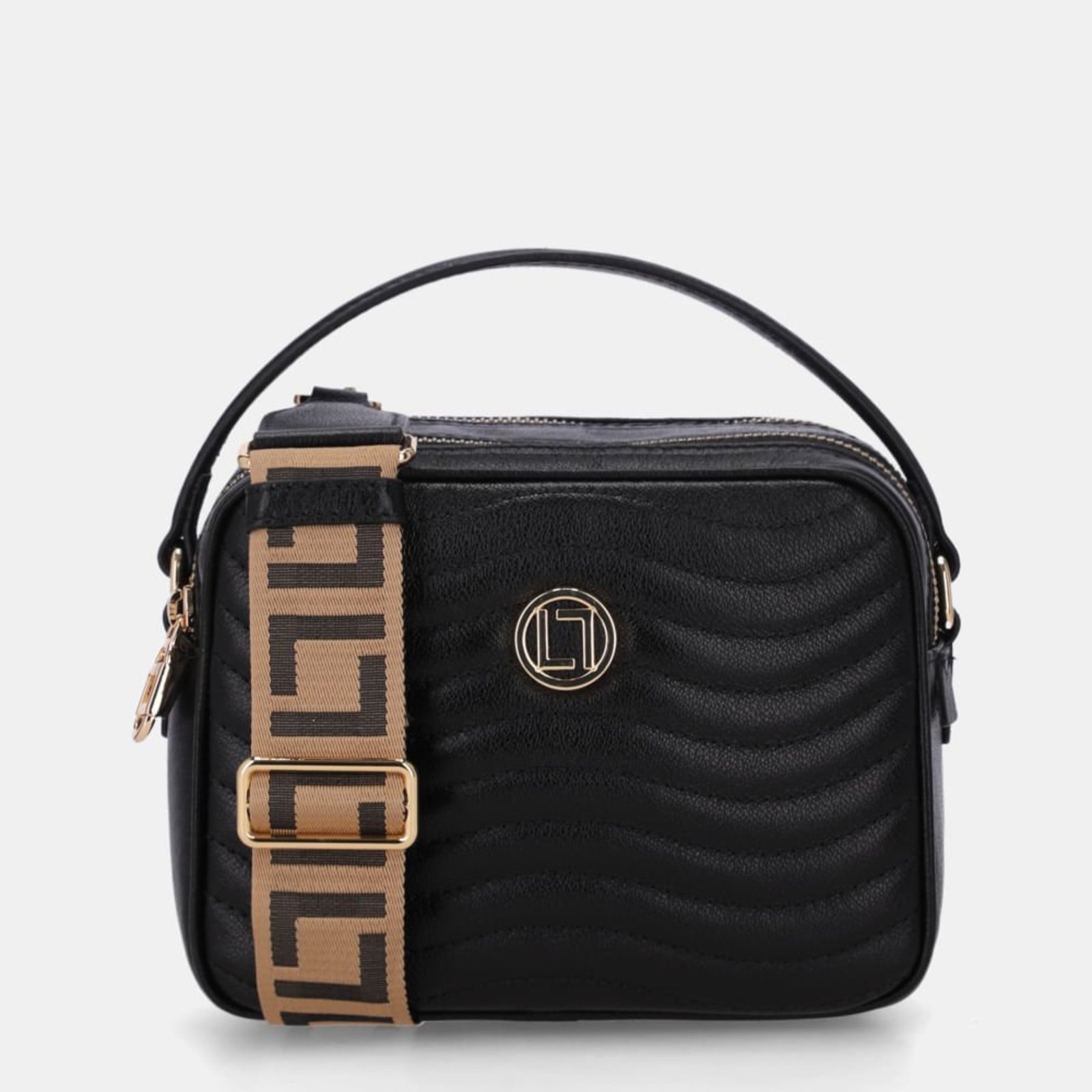 Bolsa Tiracolo Média Fly Preto - 15006334 Luz da Lua