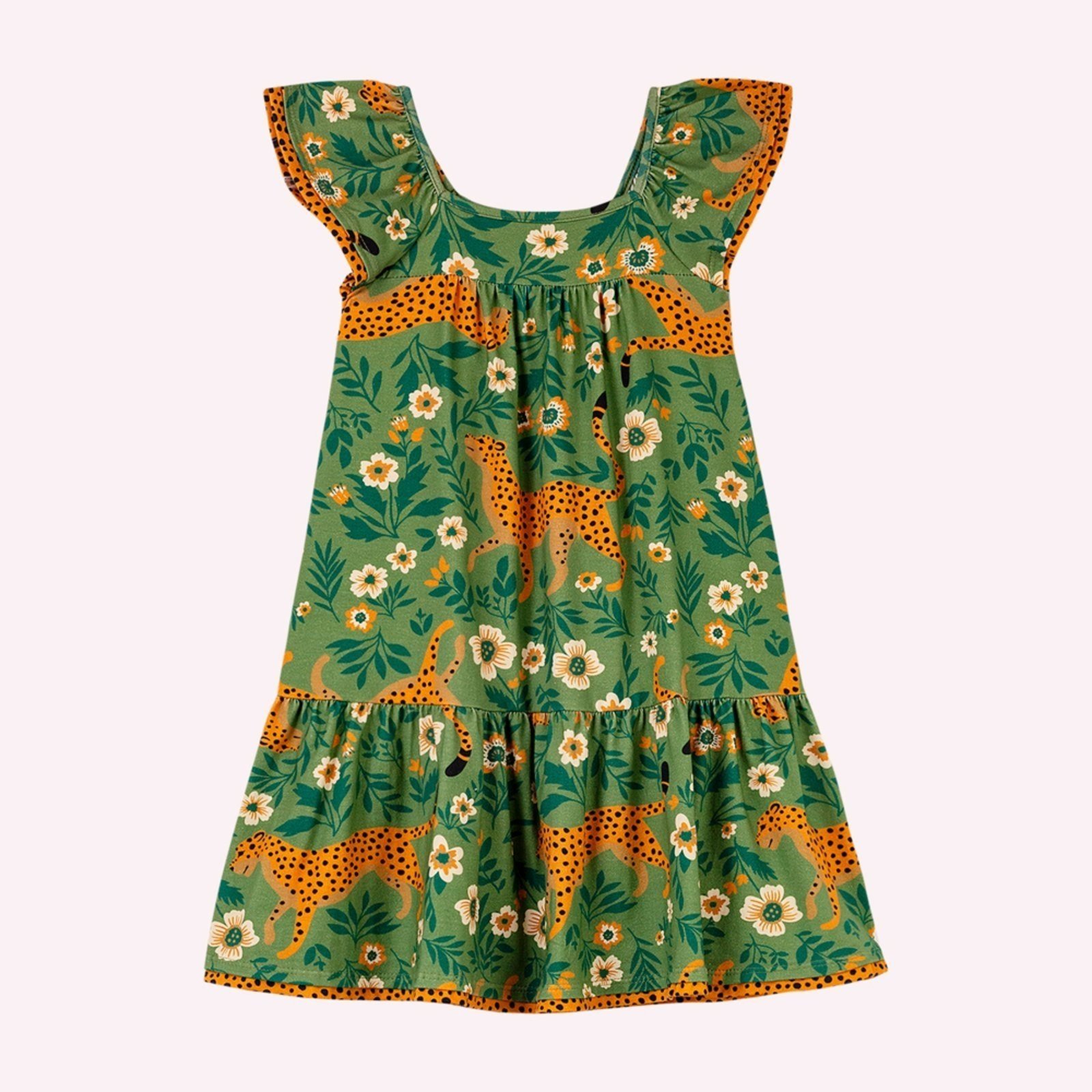 Infantil - Vestido Menina em Algodão Nanai