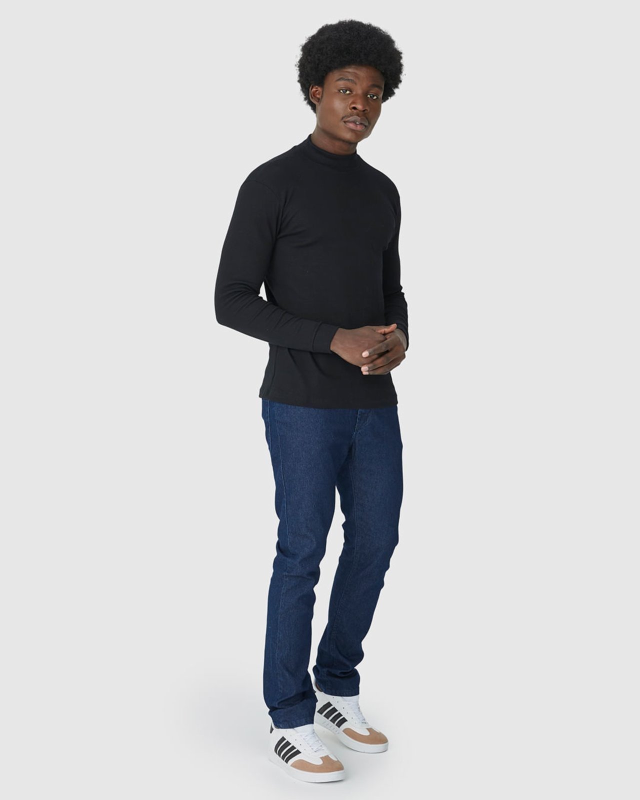 Vista 3 Calça Slim Masculina Cintura Média Em Flex Jeans Malwee azul Malwee azul
