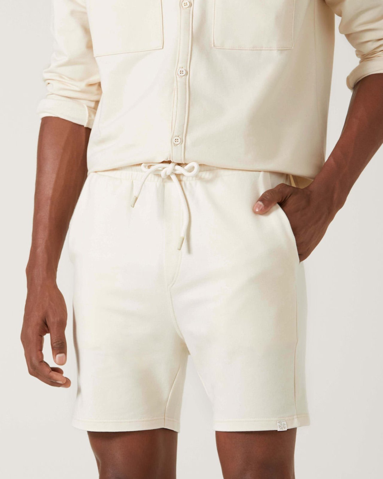 Vista 3 Bermuda De Moletom Com Cordão Malwee off-white Malwee off-white