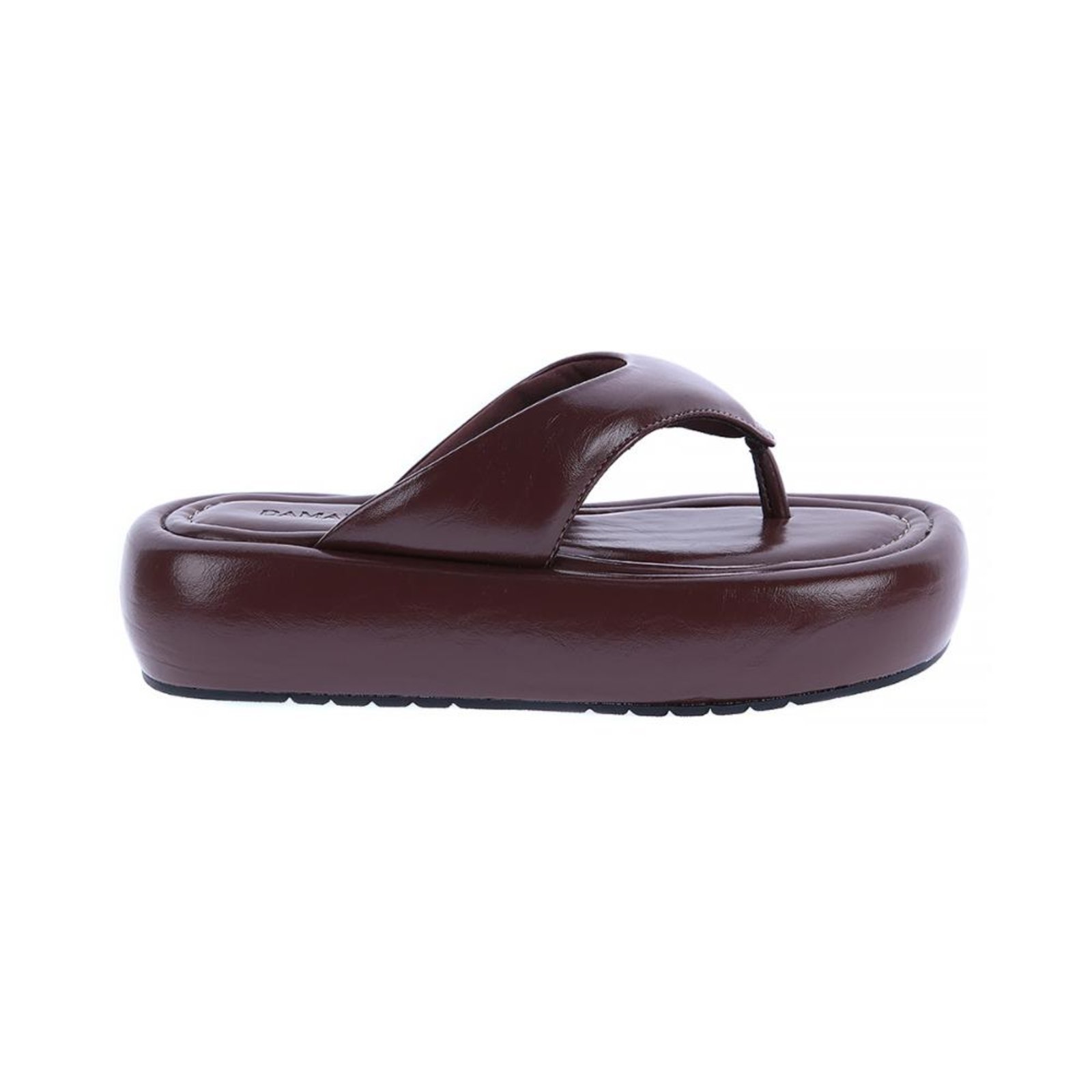 Alice – Flat Plataforma Confort Marrom Marrom