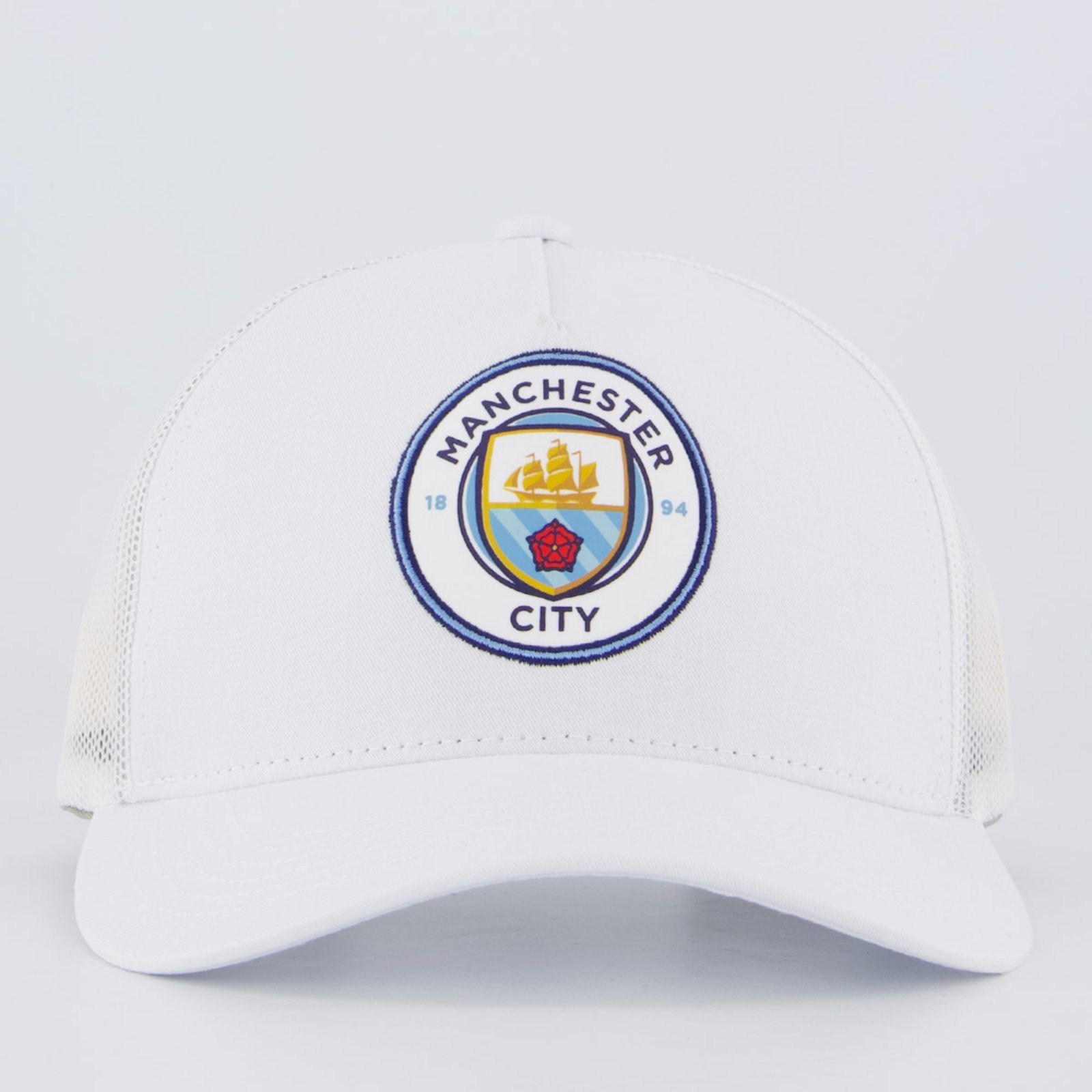 Vista 2 Boné Manchester City Trucker Supercap branco Supercap branco