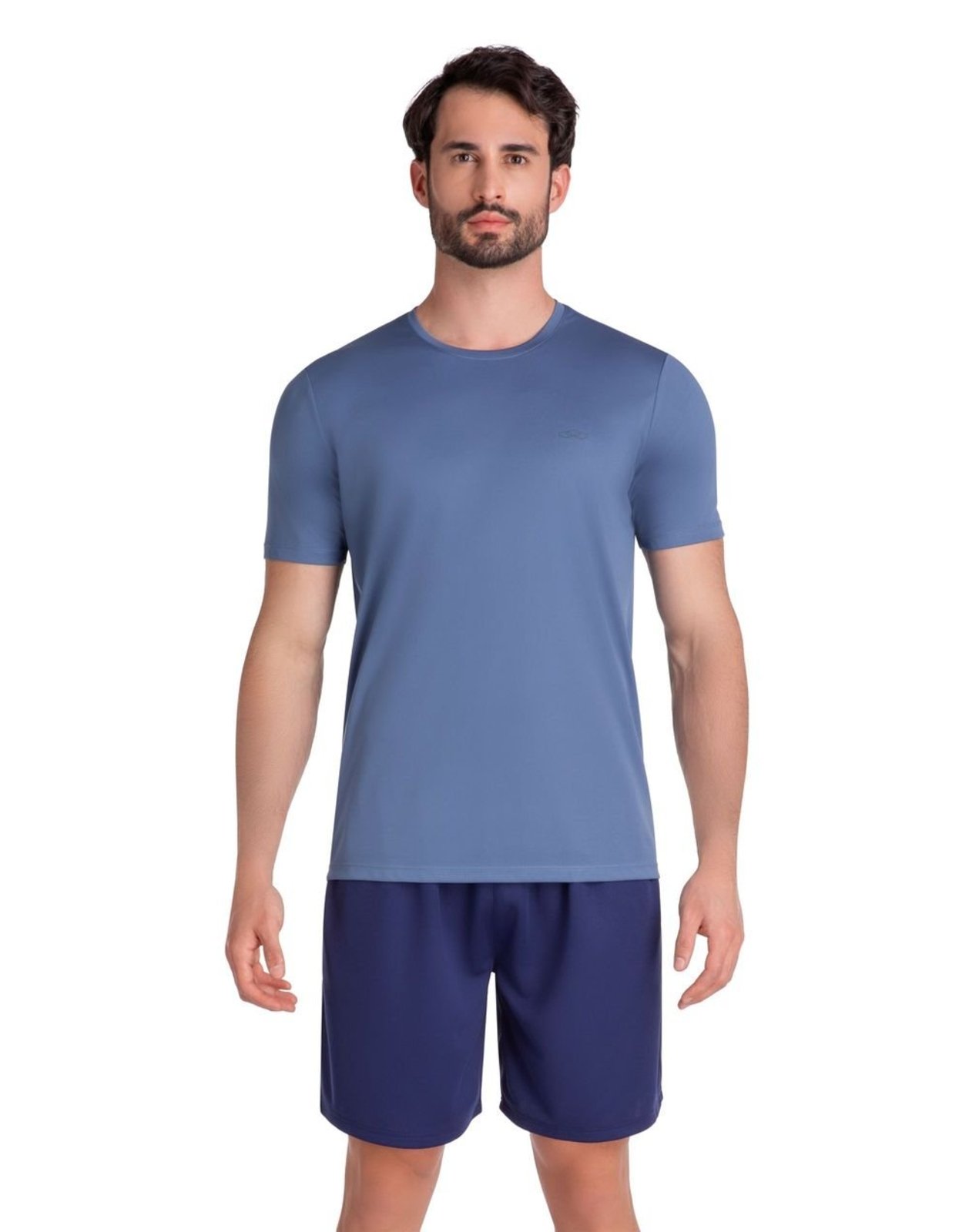 Camiseta Essential Manga Curta Olympikus G Azul