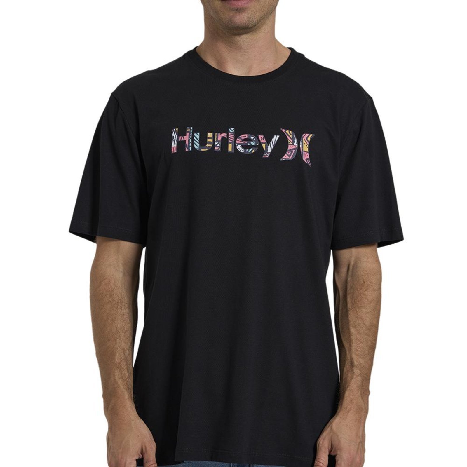 Camiseta Hurley O&O Classic WT26 Masculina Preto