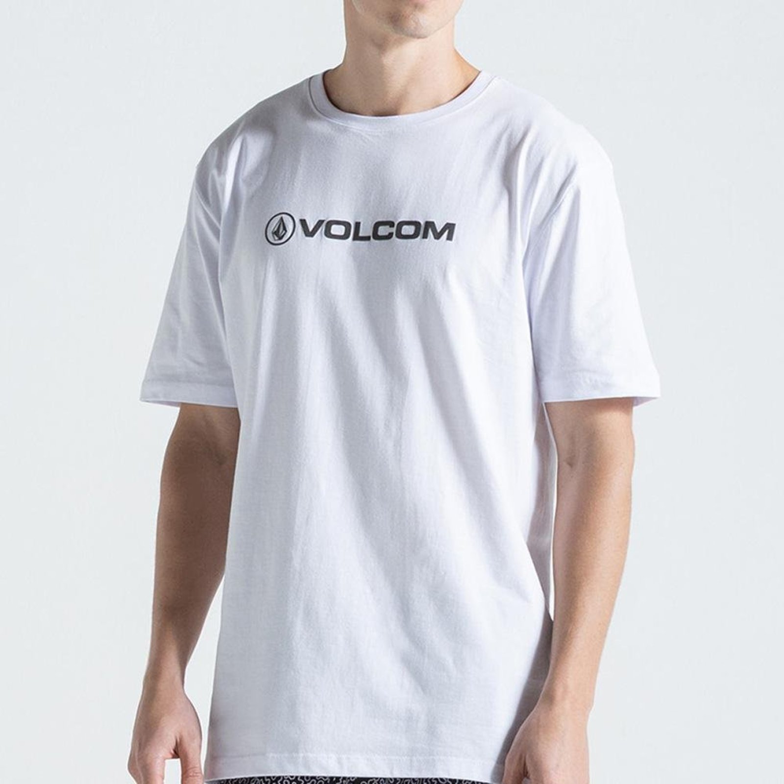 Camiseta Volcom New Euro SM27 Masculina Branco