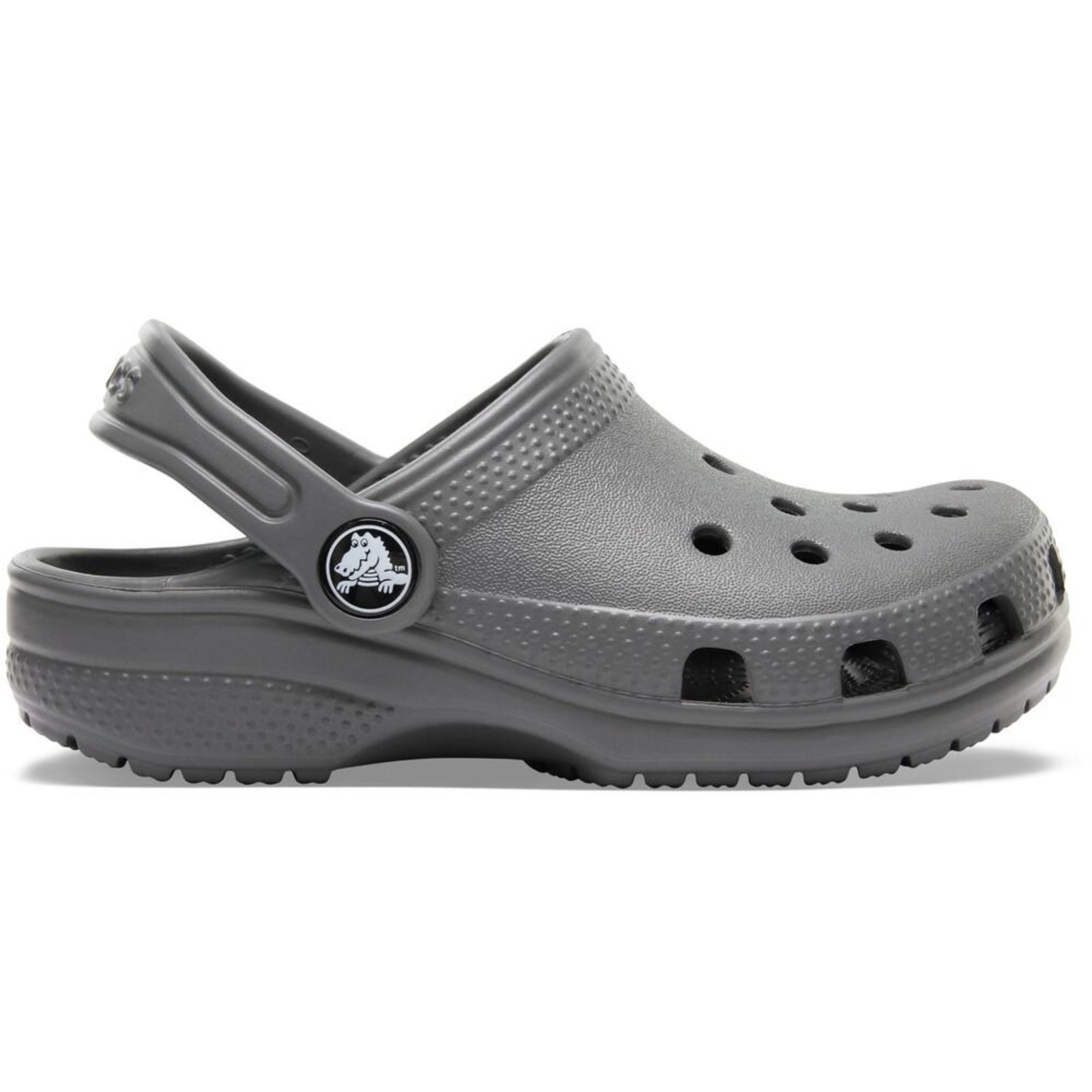 Vista 2 Infantil - Sandália Crocs Classic Clog t Slate Grey - 22 Cinza cinza grey Crocs cinza grey