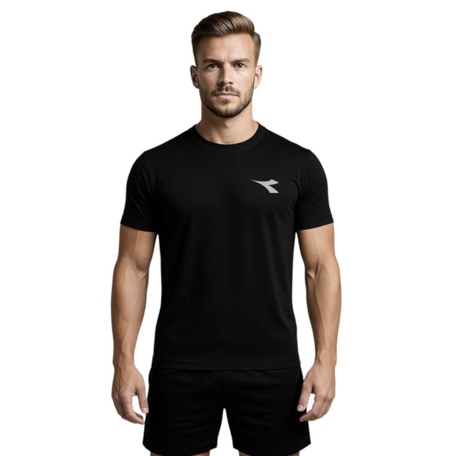 Camiseta Diadora Small Logo Masculina - Preto - diadora