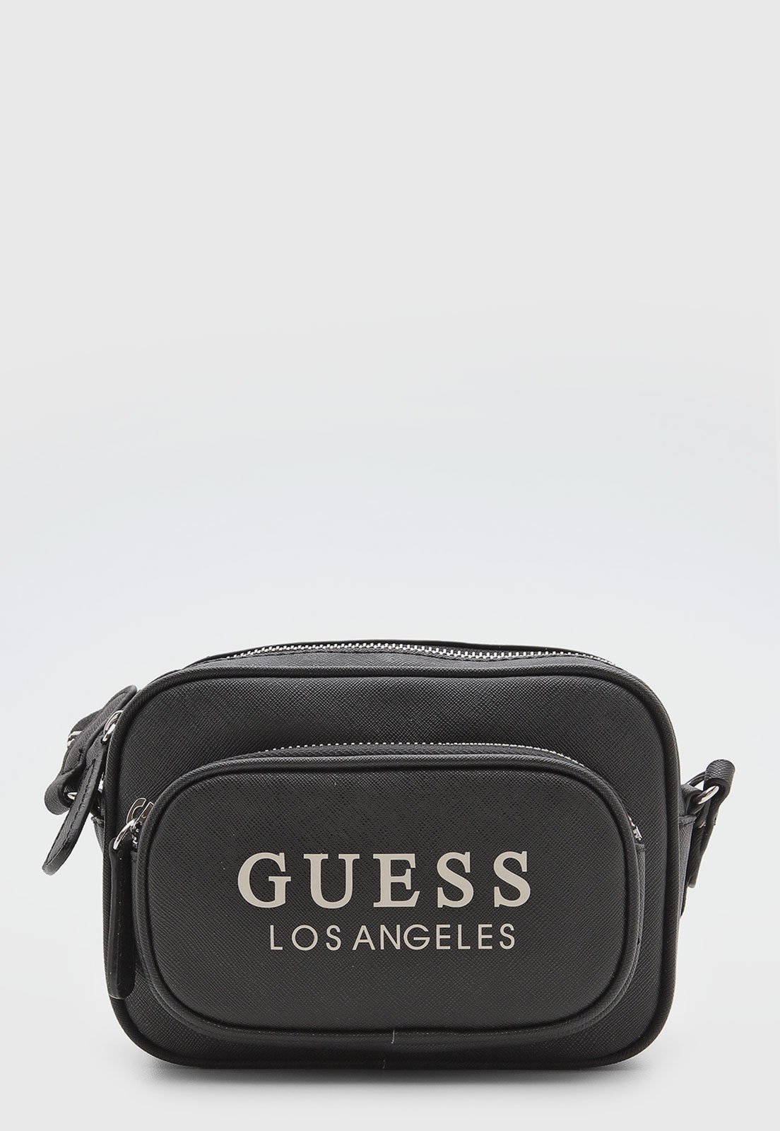 Bolsa Transversal Guess Logo Preta