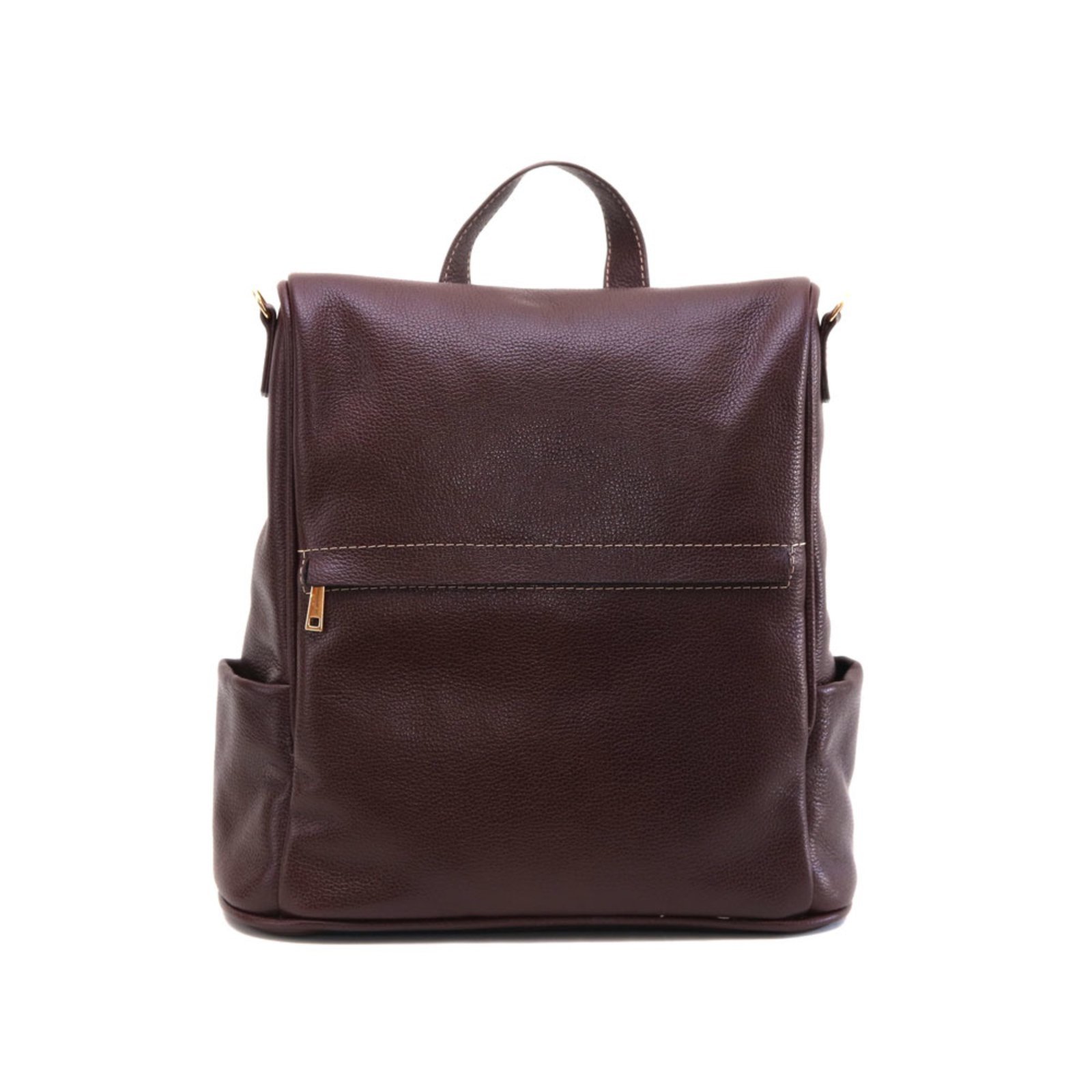 Mochila SN Couros Antifurto Feminina Marrom