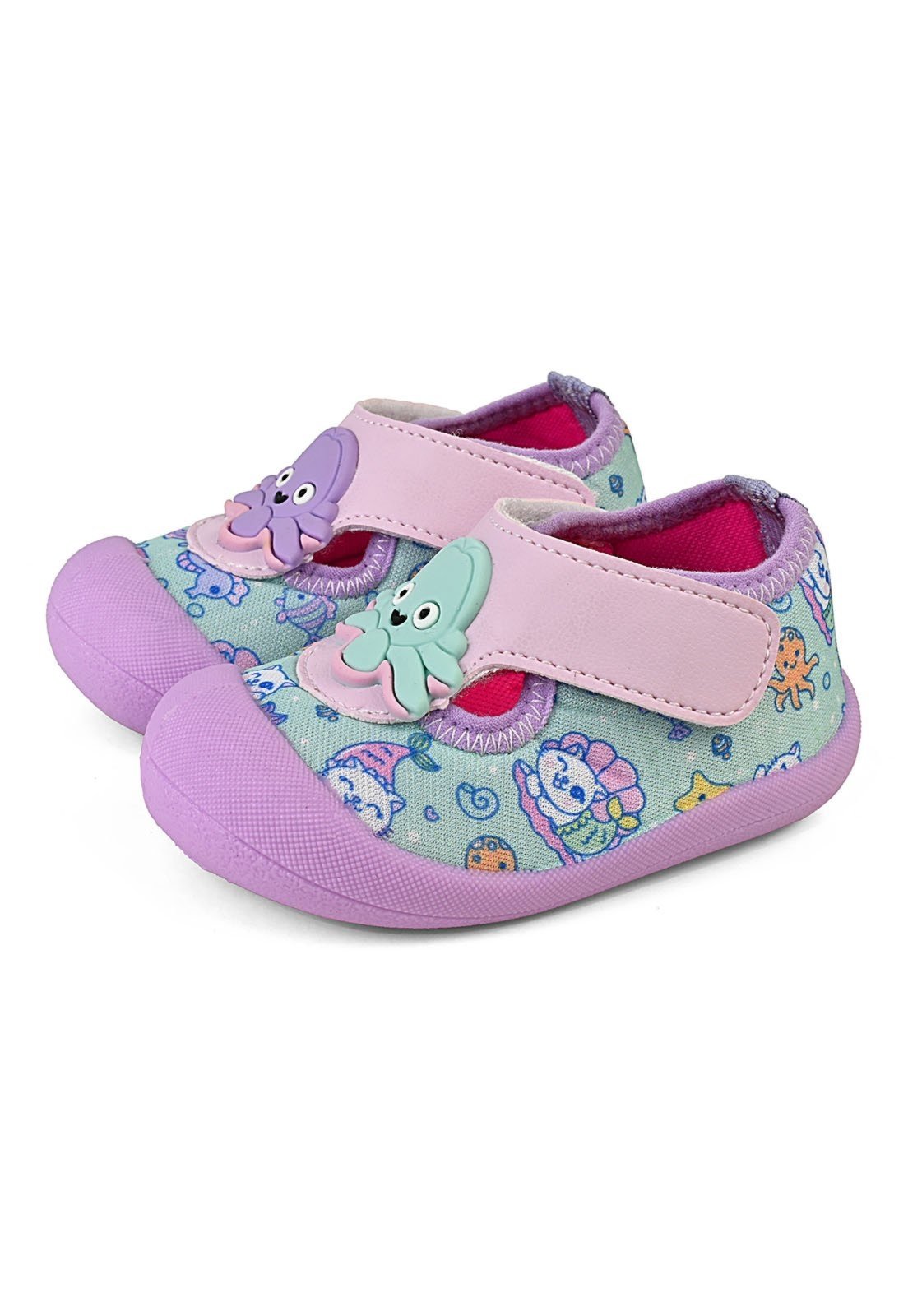 Infantil - Sapameia Antiderrapante Menina Sereia Enfeite Mzkid