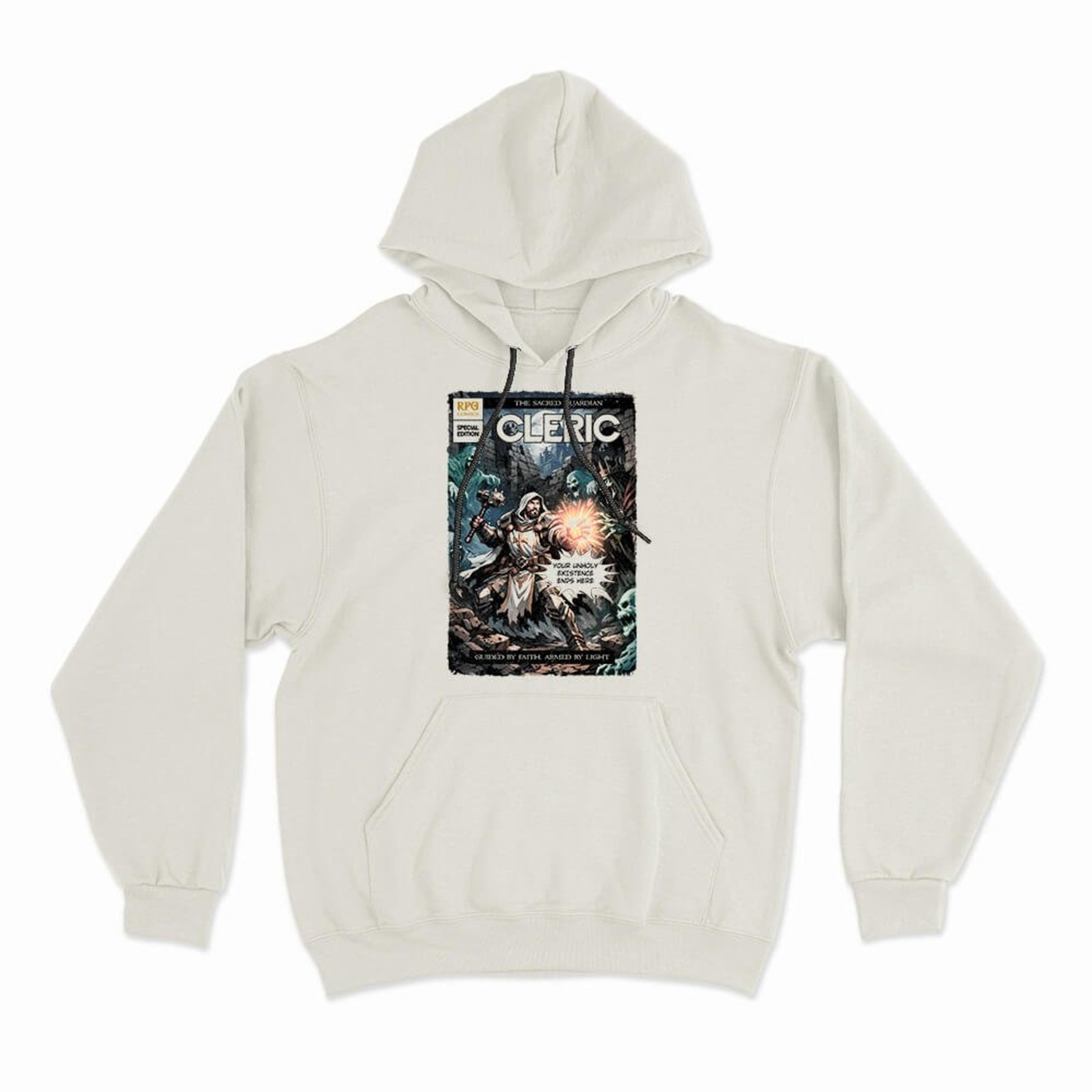 Moletom Com Capuz Cleric Comics - Off White