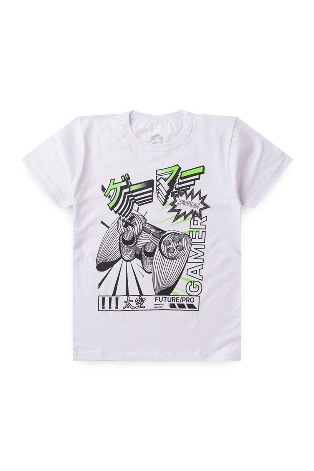 Infantil - Conjunto de Verão para Menino Camiseta e Bermuda Gamer- GKS