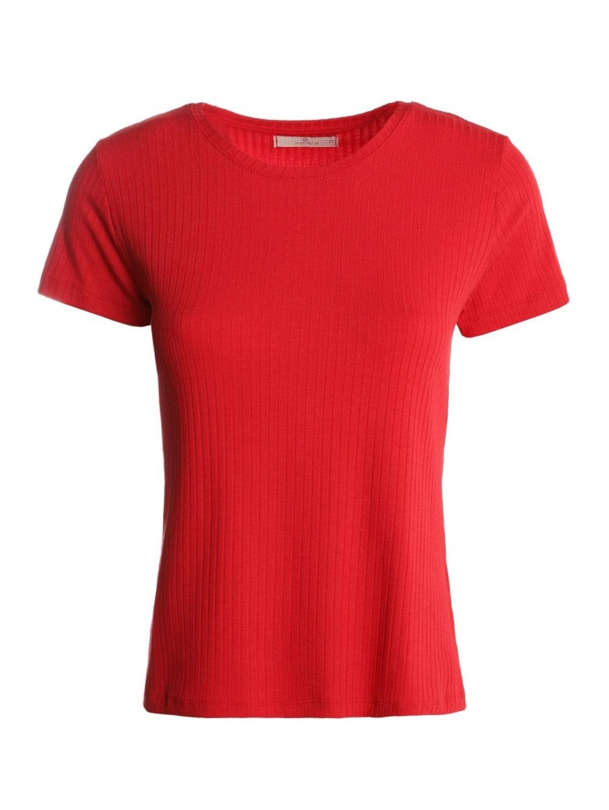 Vista 2 Blusa Canelada Manga Curta Autentique Feminina VERMELHO unico Autentique unico
