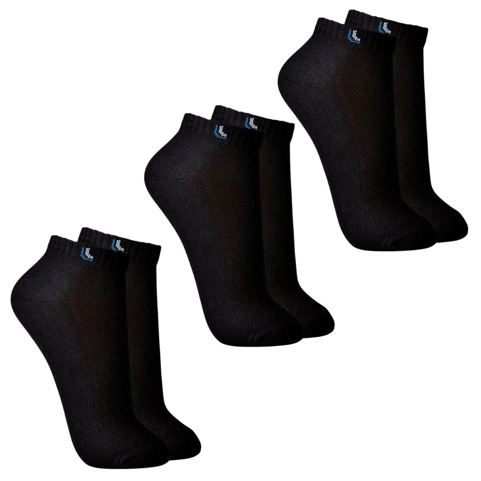 Kit 3 Pares Meias Lupo Algodão Cano Curto Premium