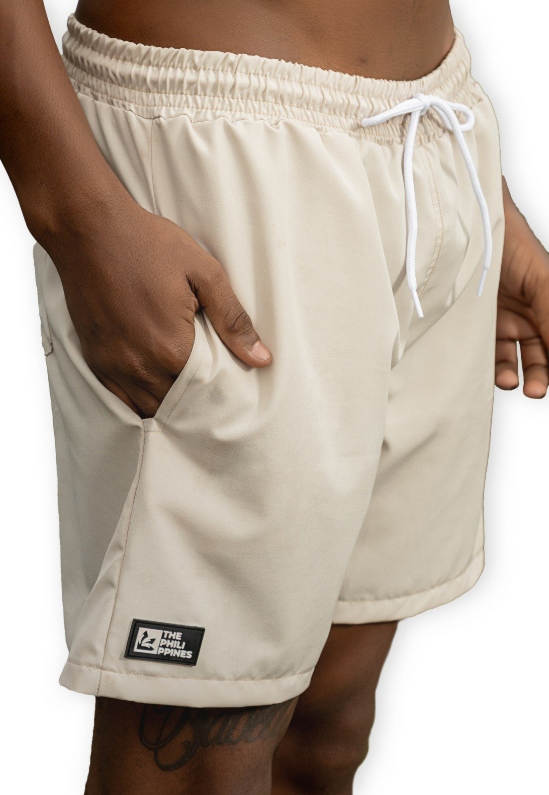 Shorts Masculino em Microfibra The Philippines Bege