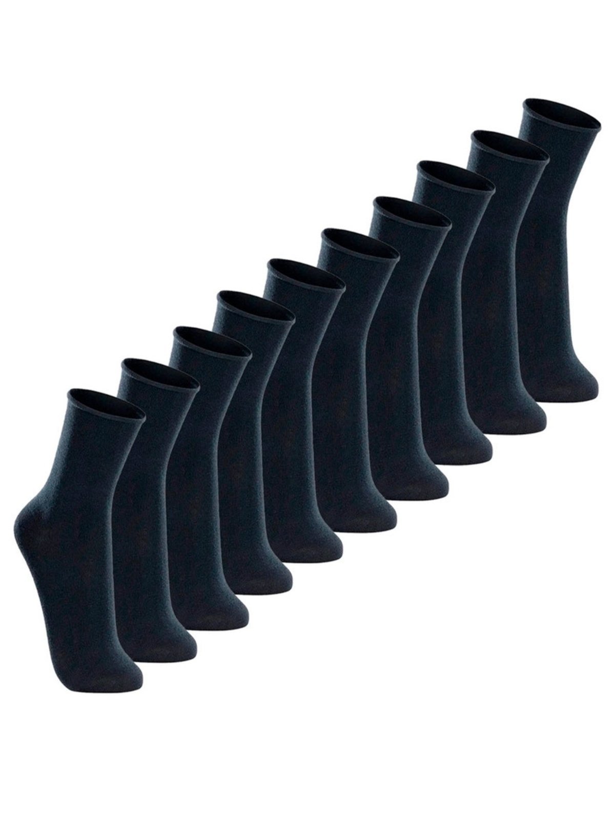 Kit com 10 Pares de Meias sem Punho Casual Lupo 1275-011