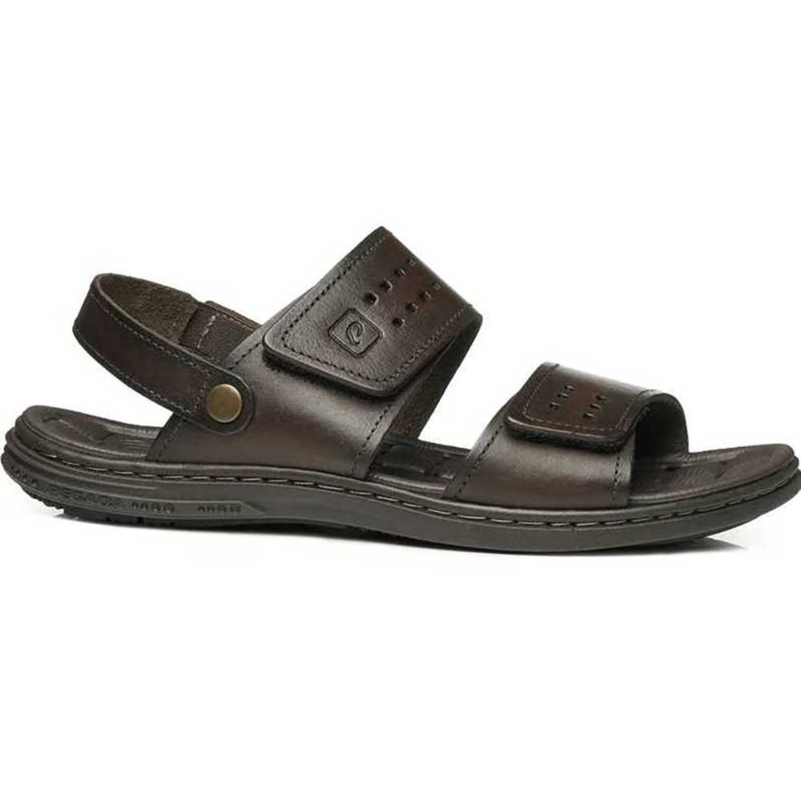 Sandália Masculina Pegada Couro Amortech