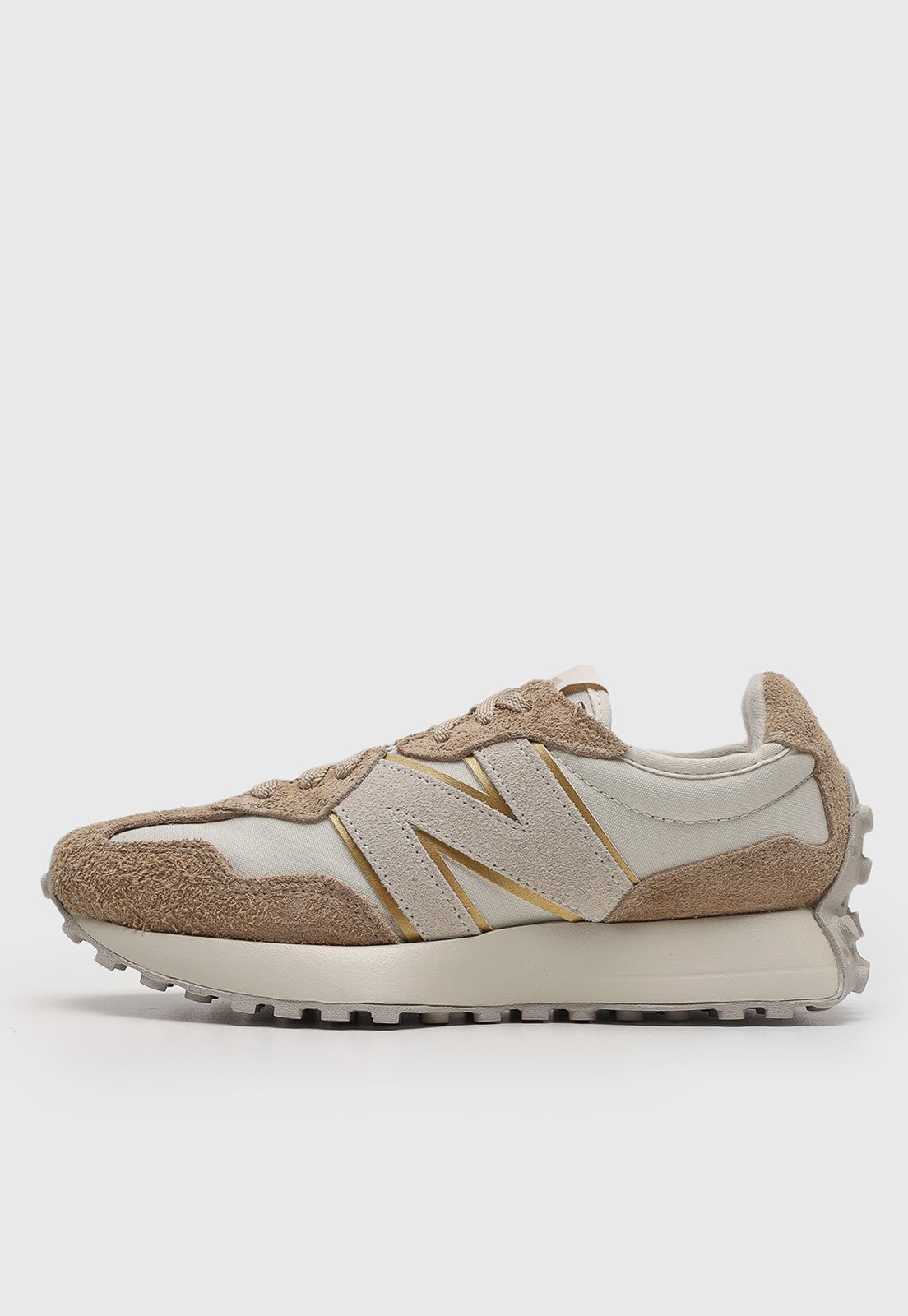 Tênis Feminino New Balance 327V1 Bege/Off-White