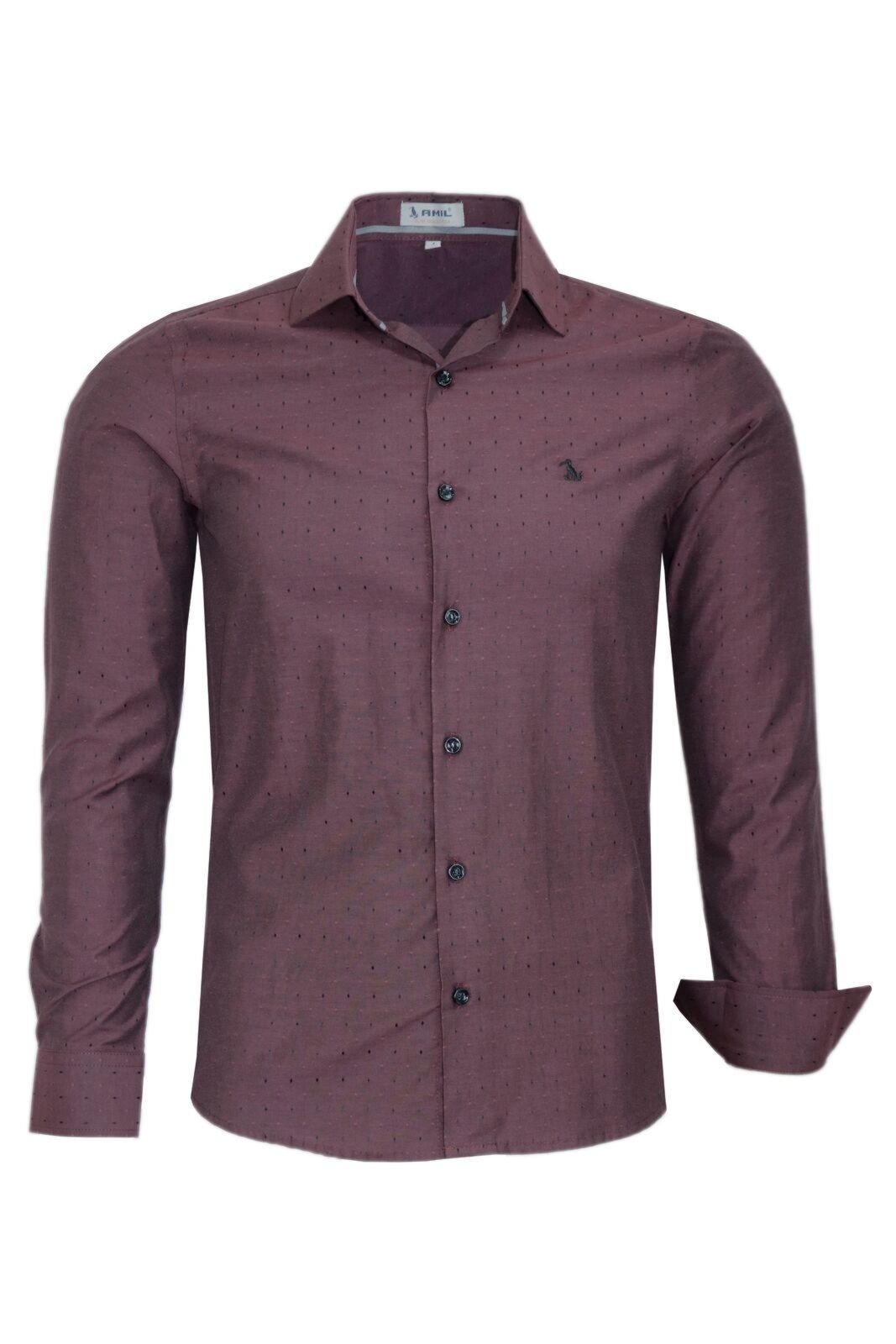 Camisa Manga Longa Slim Amil Passa Fácil Tec Magnetado 1828