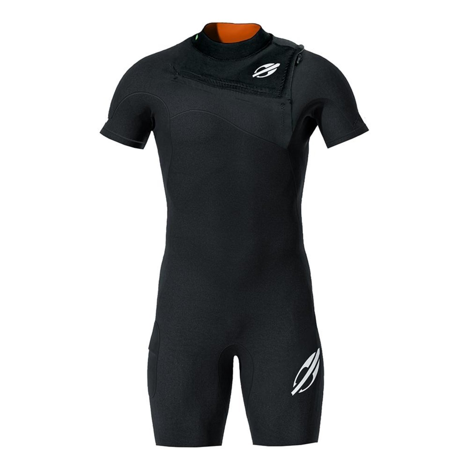 Vista 2 Short John Mormaii MC Chestzip 1mm Flexxxa Pro UV-Suit 2025 preto Mormaii preto