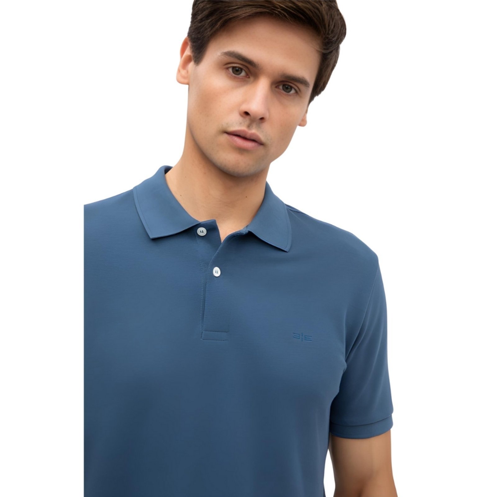 Vista 2 Camisa Polo Piquet Hangar 33 azul Hangar 33 azul