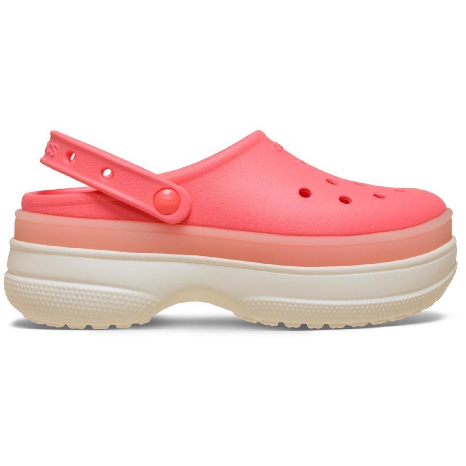 Sandália Crocs Frosted Stacked Clog Guava Rosa