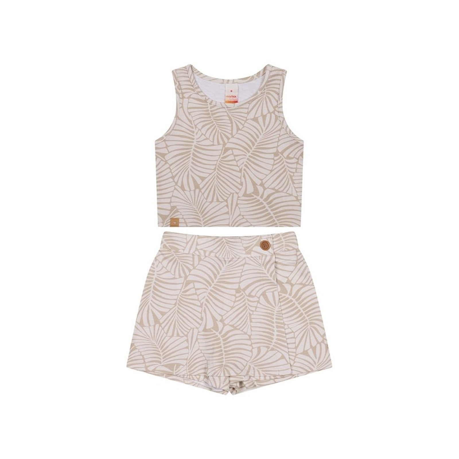 Infantil - Conjunto Curto Estampado Menina Marisol