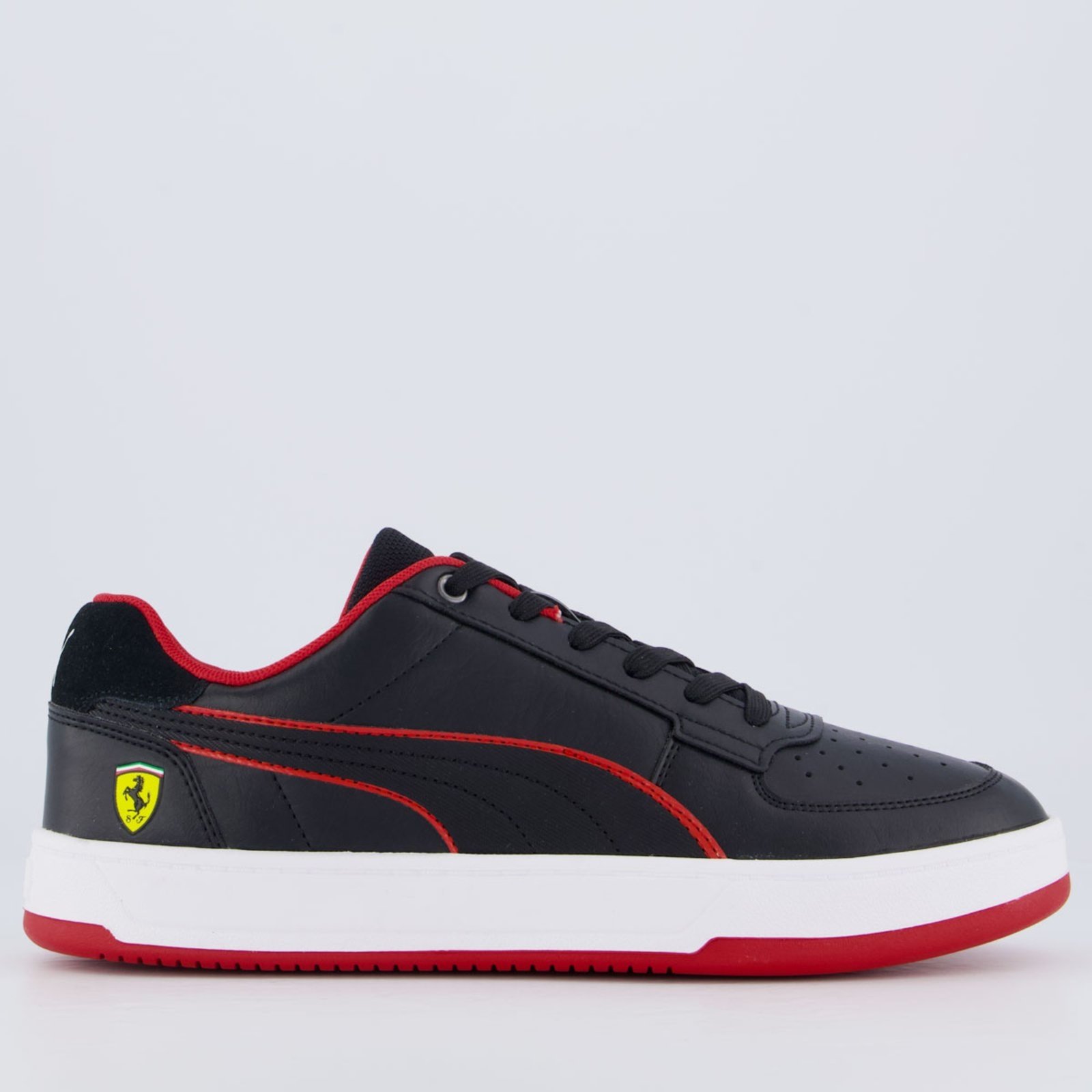 Tênis Puma Ferrari Caven 2.0 Preto e Branco