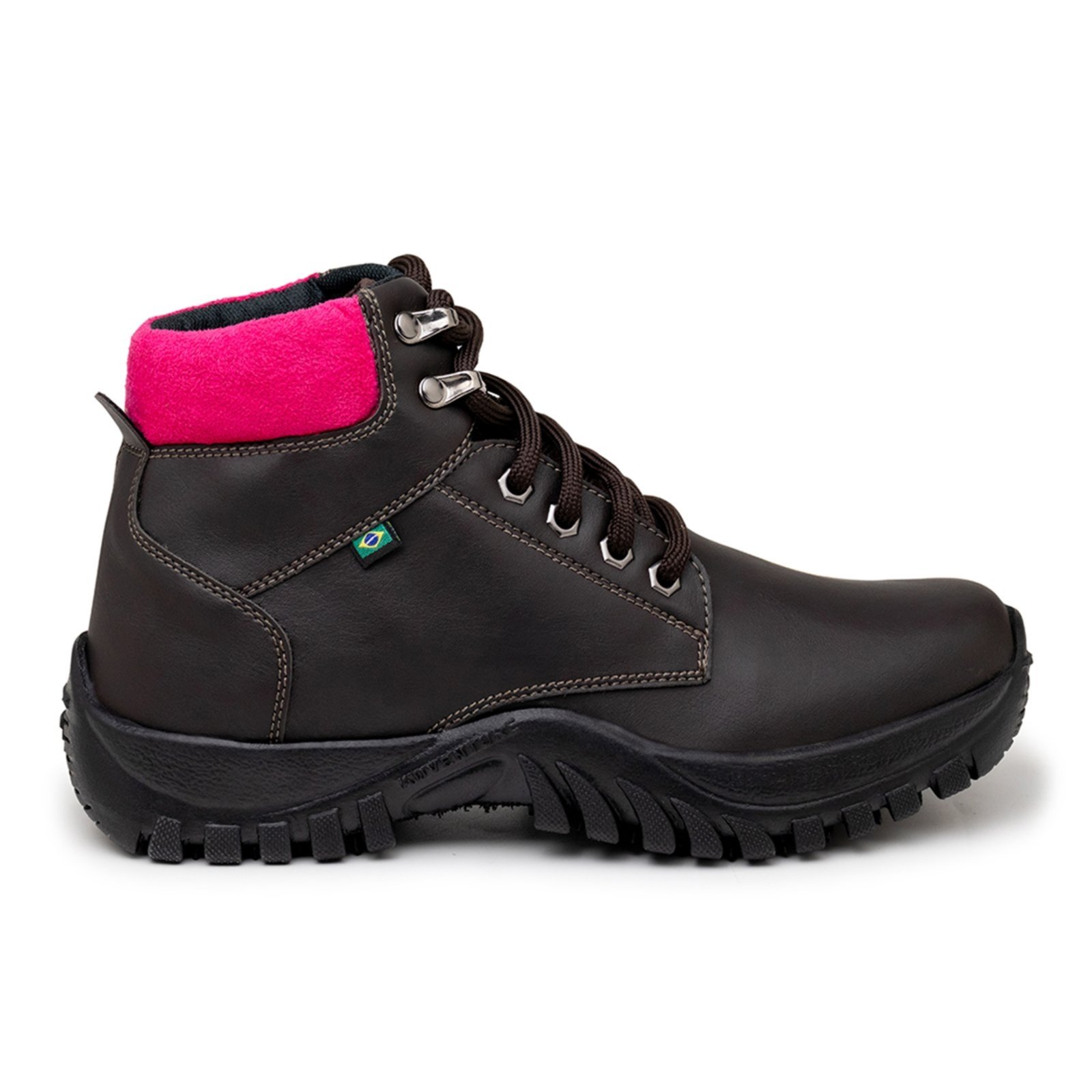 Tenis Feminino Bota Segurança Do Trabalho Coturno Café Rosa