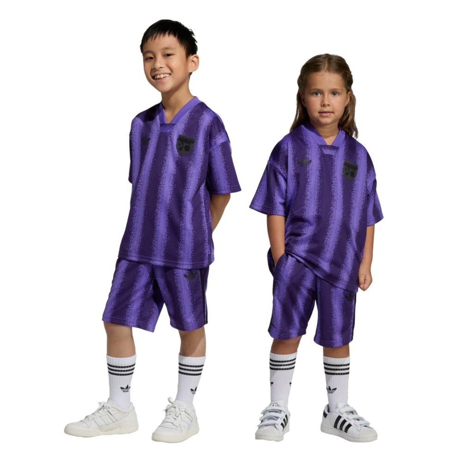 Infantil - CONJUNTO CAMISETAS OVERSIZED adidas MINECRAFT adidas Originals Roxo