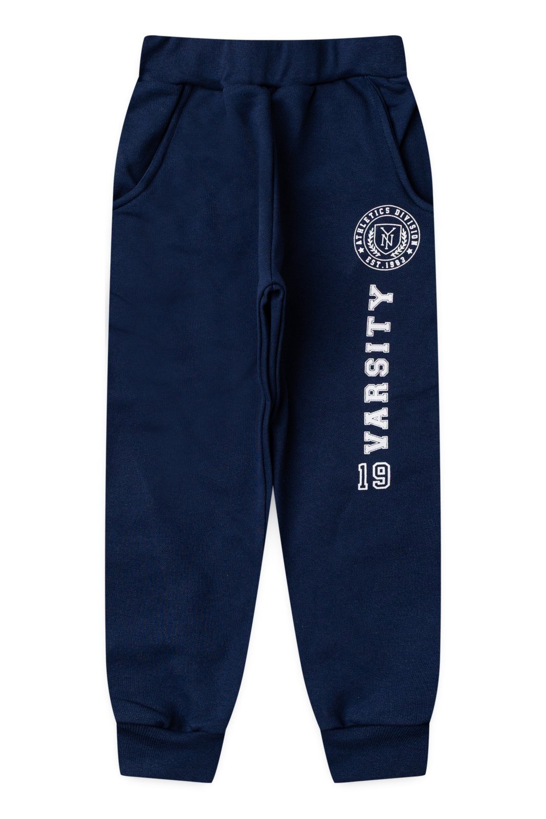 Infantil - Calça Moletom Menino c/ Bolso Varsity