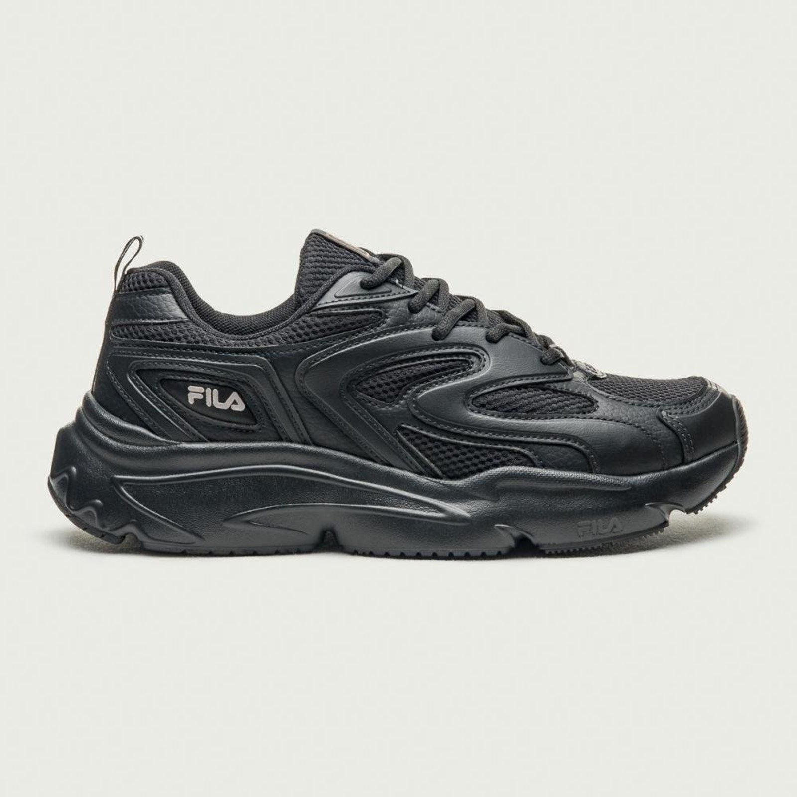 Tênis Fila Buzzard Bold Masculino Chunky Casual Preto