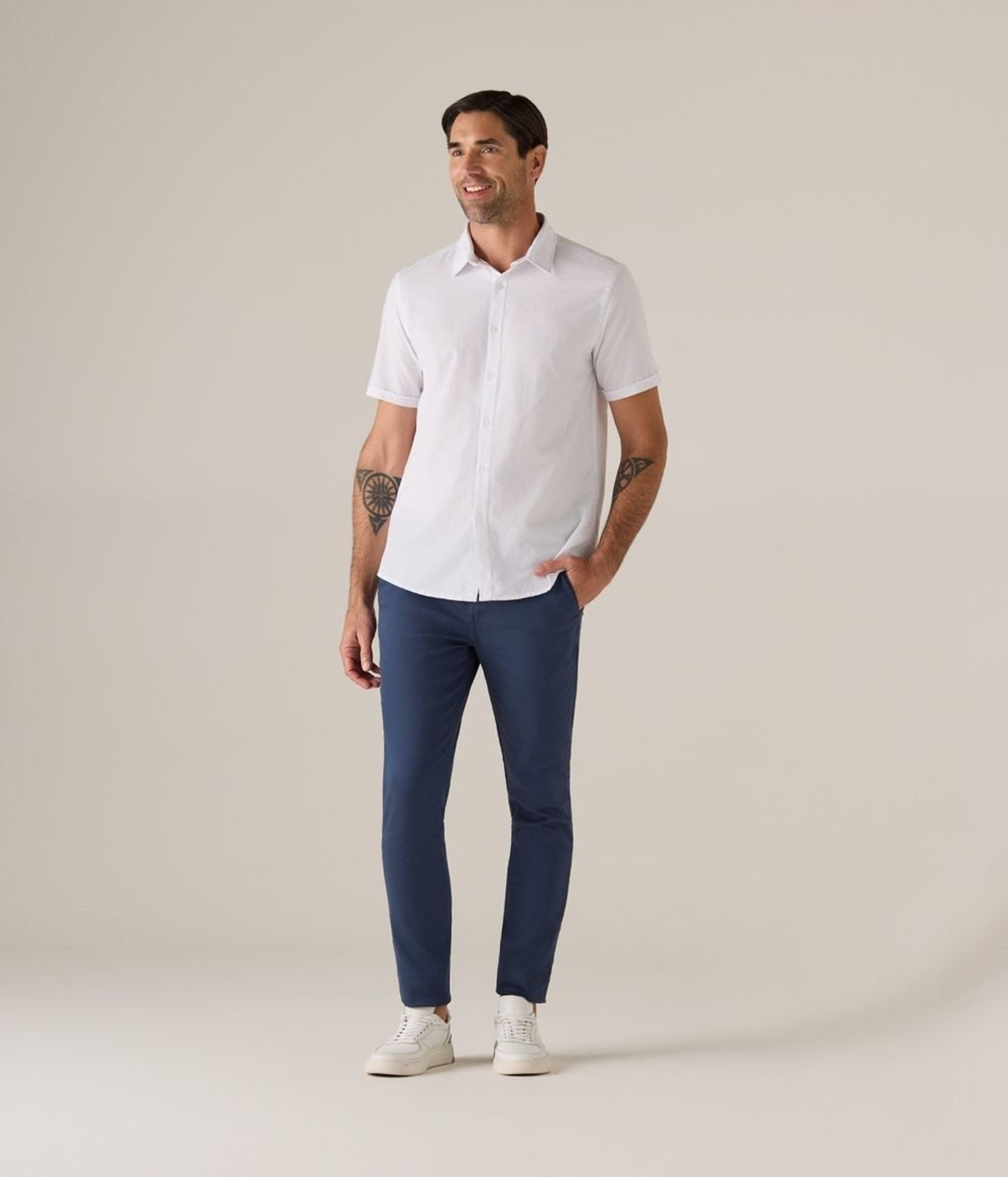 Calca Makenji Sarja Masculina Azul Marinho