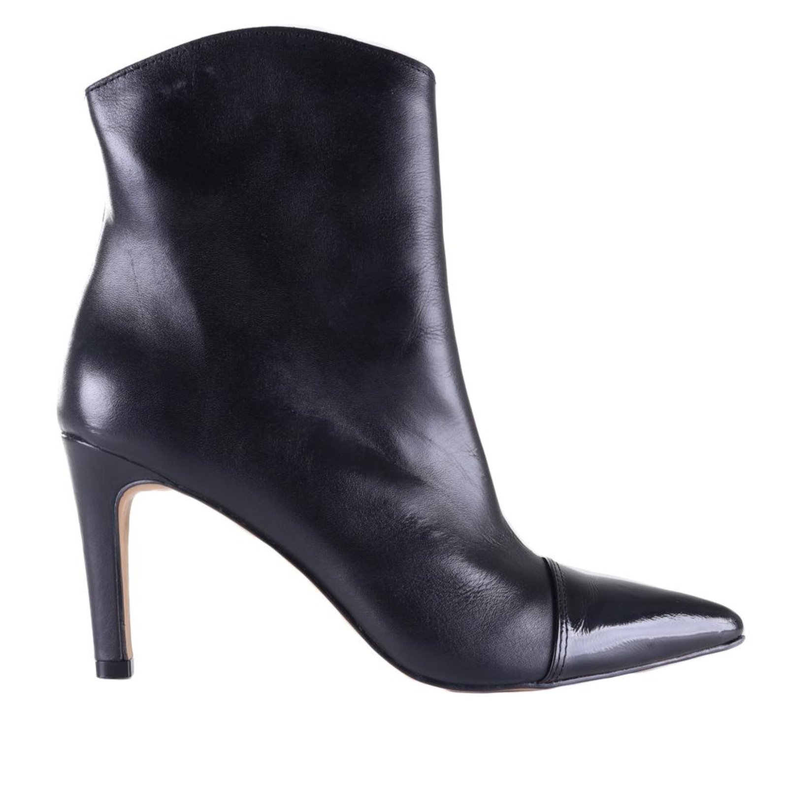 Bota Feminina Zariff Bico Fino 430281 Preto Incolor