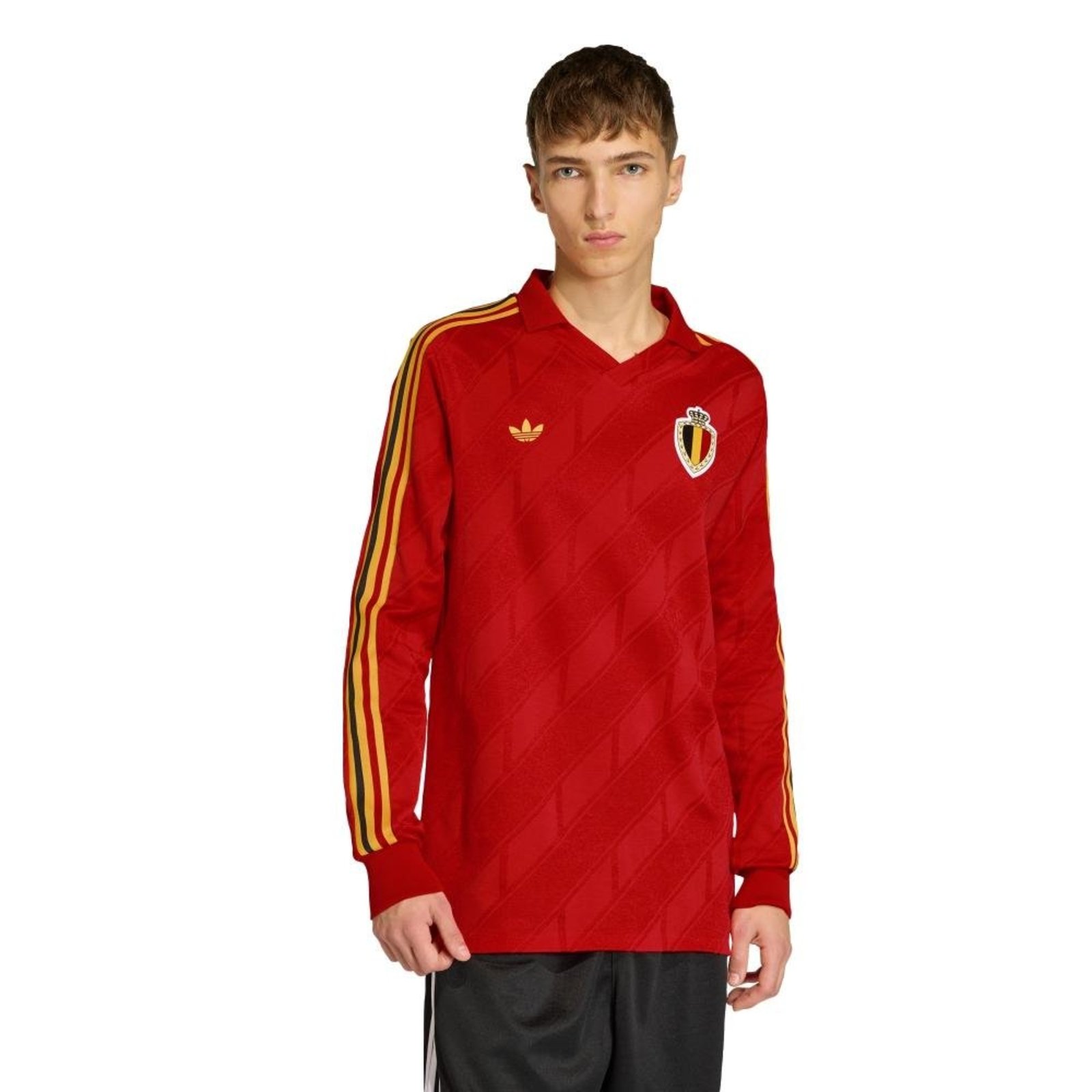 Camisa I Bélgica 1986 adidas Performance Vermelho