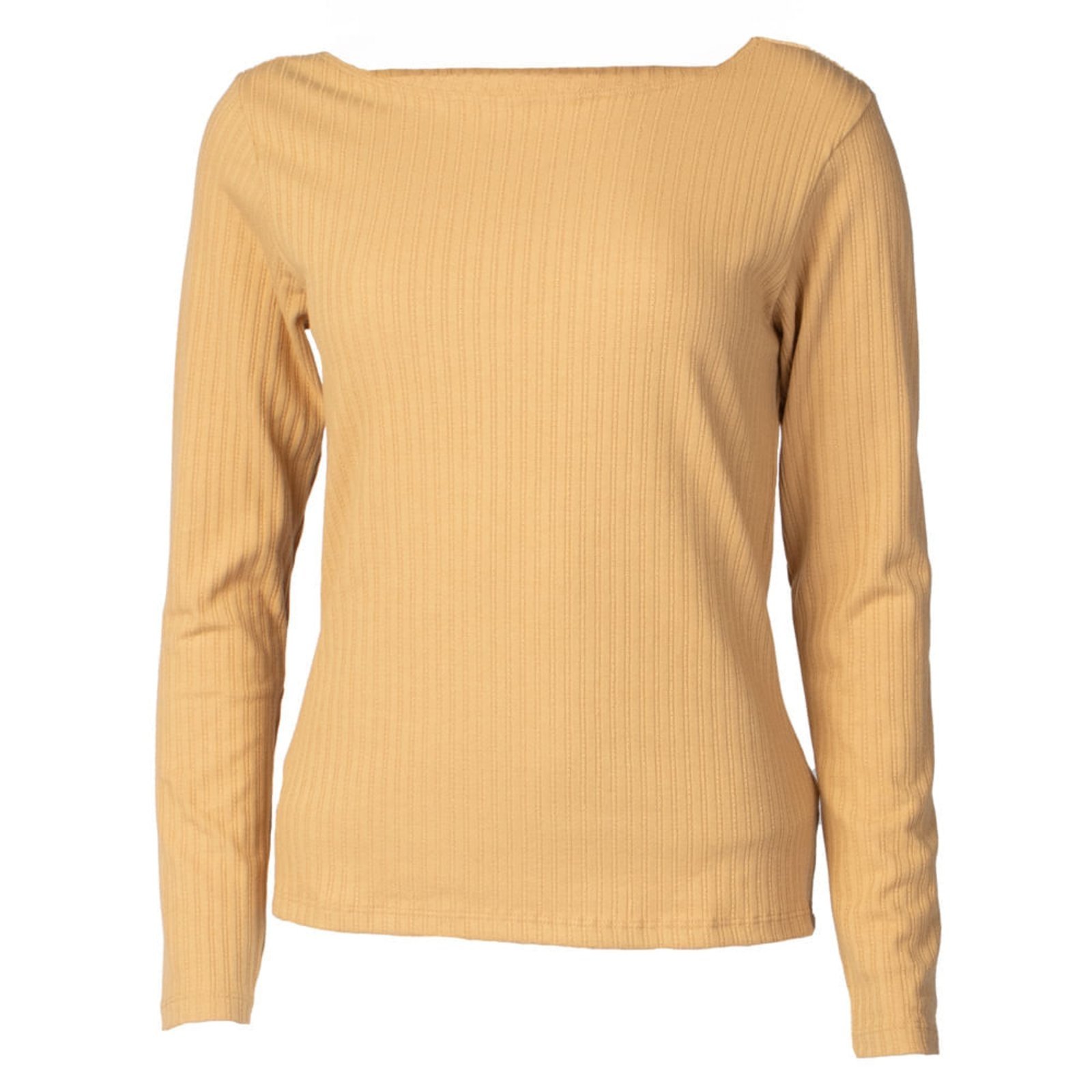 Vista 2 Blusa Feminina Giraffe Gola Canoa Texturizada Caqui cáqui caqui Giraffe cáqui caqui
