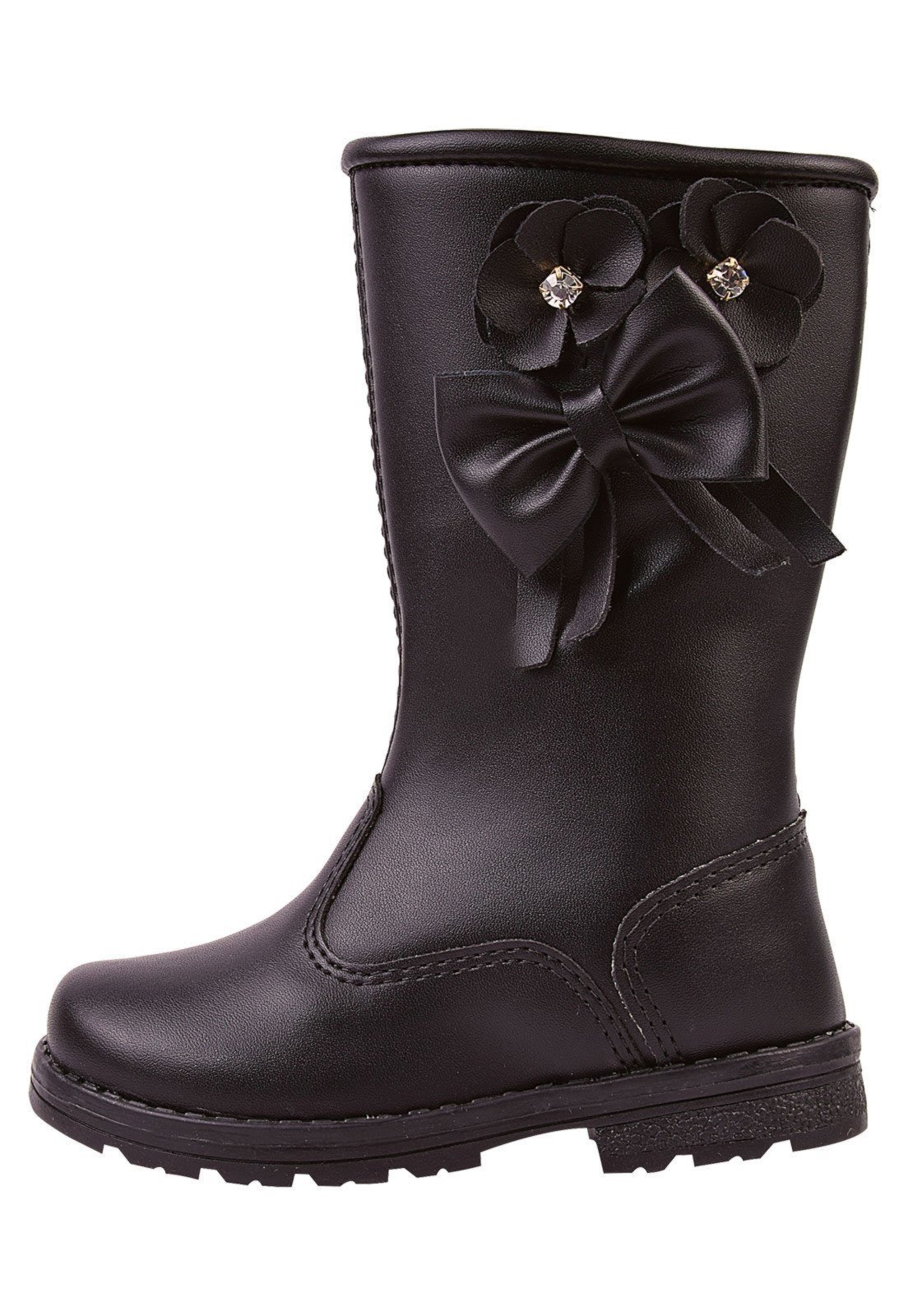 Infantil – Bota Cano Alto Lulopé Menina Flores Baby Feminina