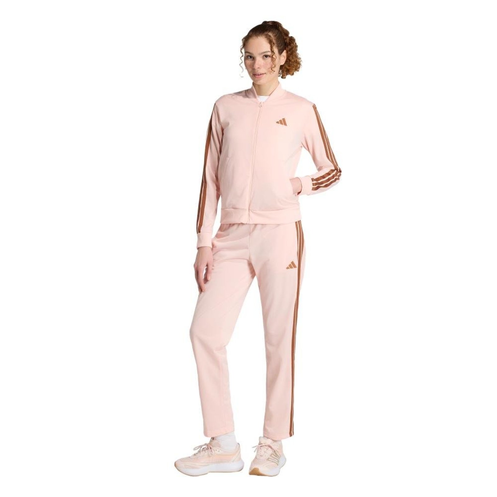 Agasalho Essentials 3-Stripes adidas Sportswear Rosa