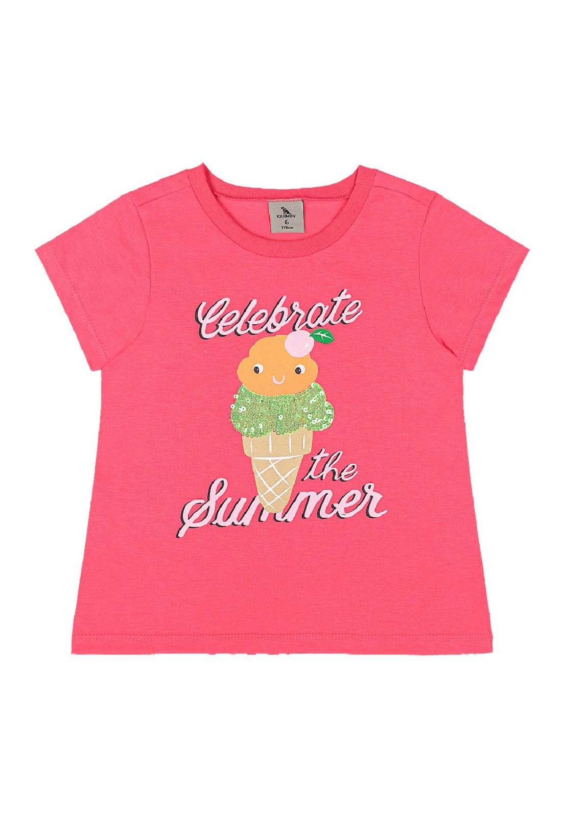 Infantil - Blusa Feminina Quimby Rosa