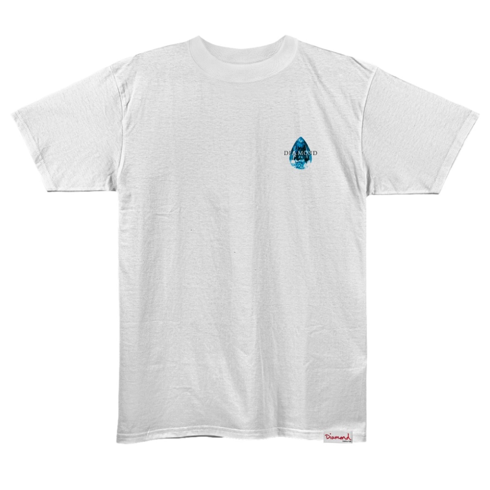 Vista 2 Camiseta Diamond Tear Drop Tee - WHITE branco white Diamond branco white