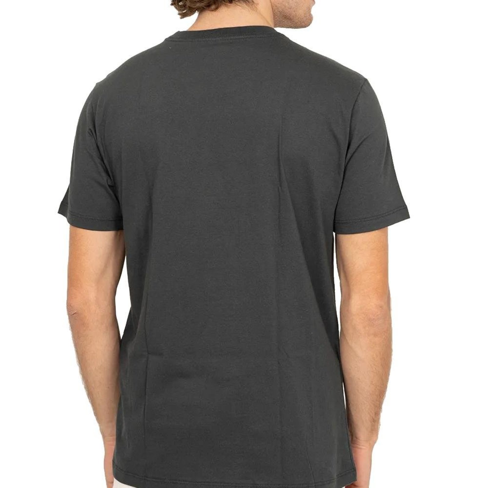 Camiseta Quiksilver Gradient Type New Wave WT26 Preto