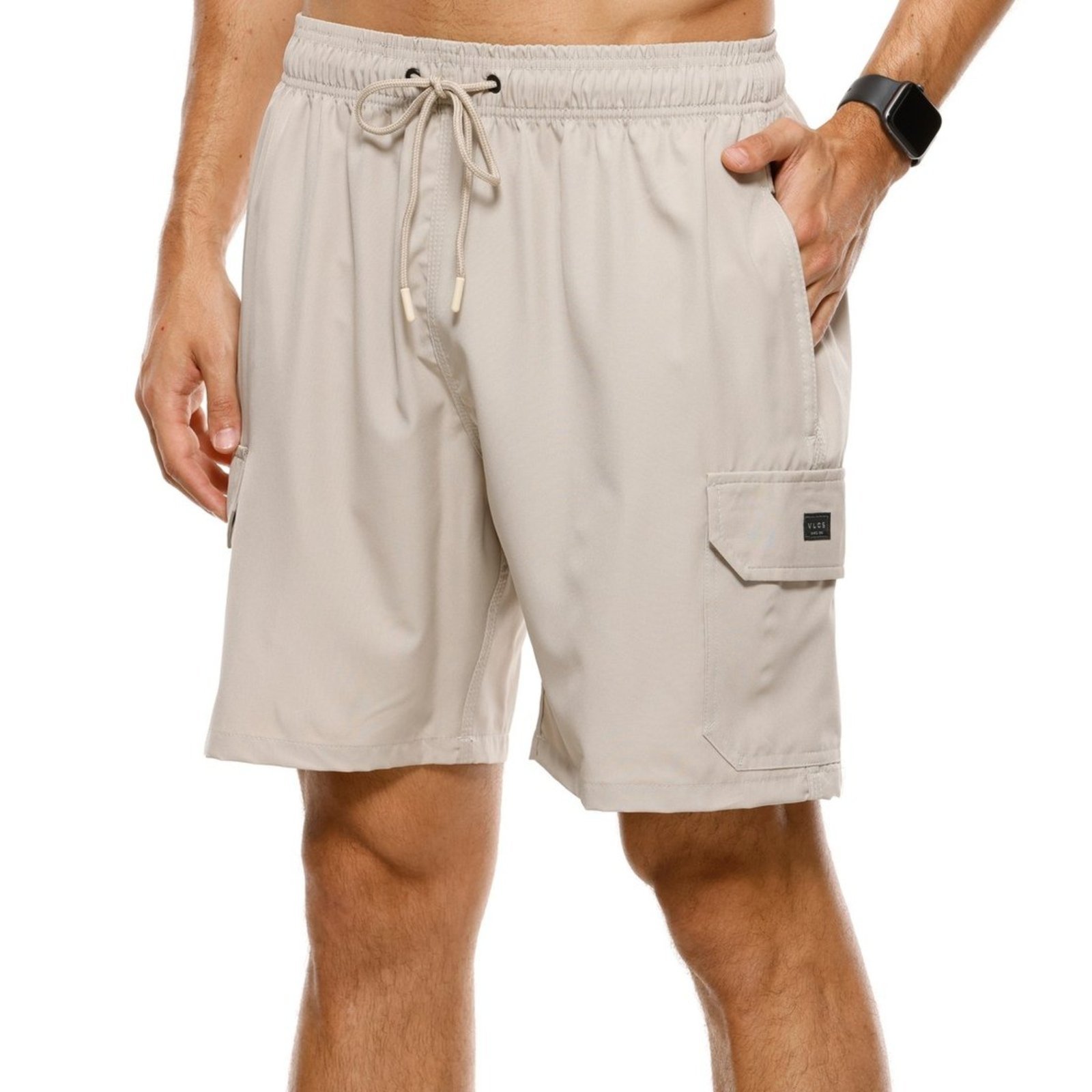 Vista 2 Shorts Masculino Bolso Cargo VLCS VLCS VIOLAÇÕES preto VLCS VIOLAÇÕES preto