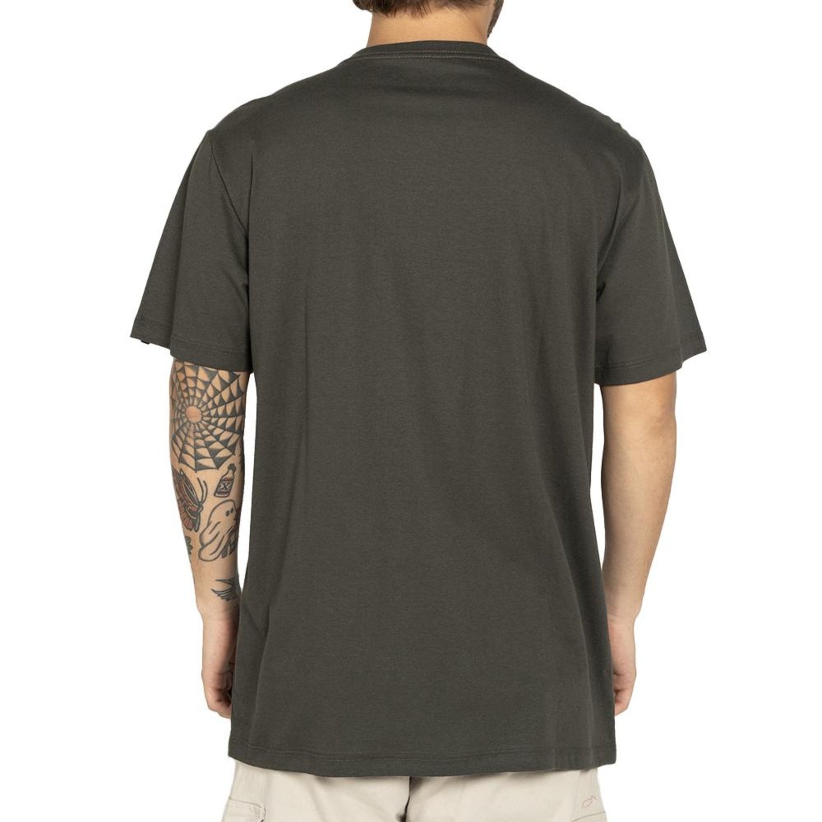 Camiseta Quiksilver Tuned Out WT25 Masculina Cinza Escuro