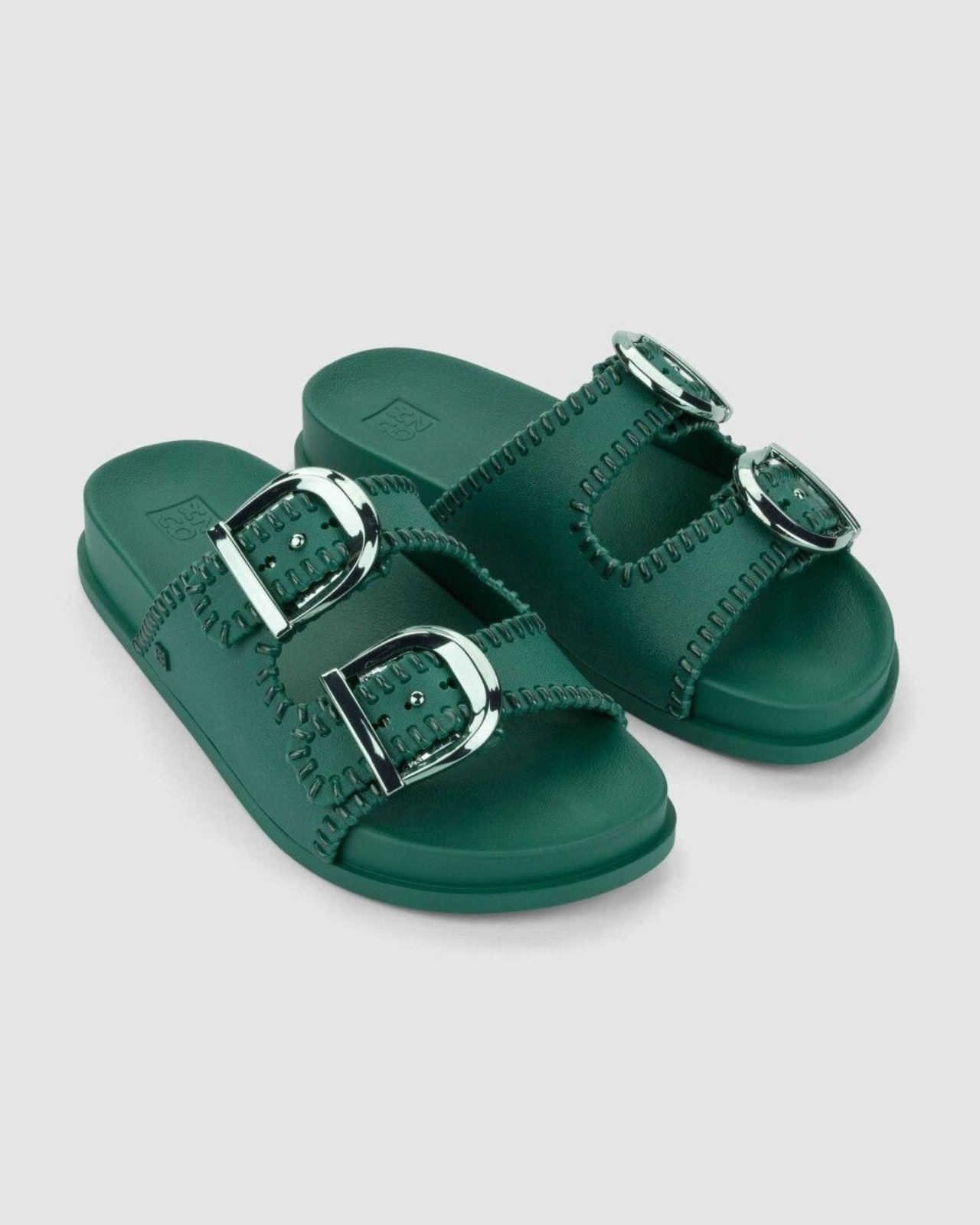 Chinelo Slide Feminino Zaxy Fire Verde