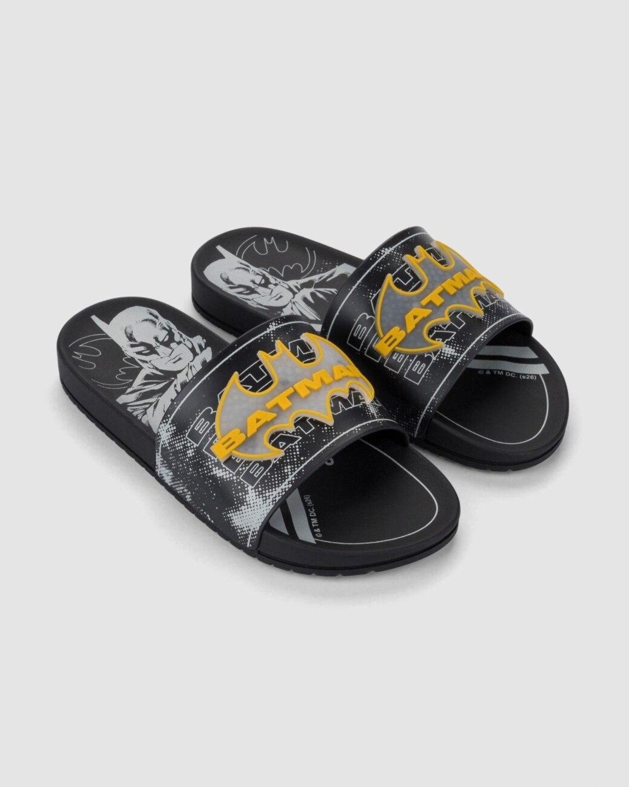 Infantil - Chinelo Slide Grendene Liga da Justiça Darkstep Preto