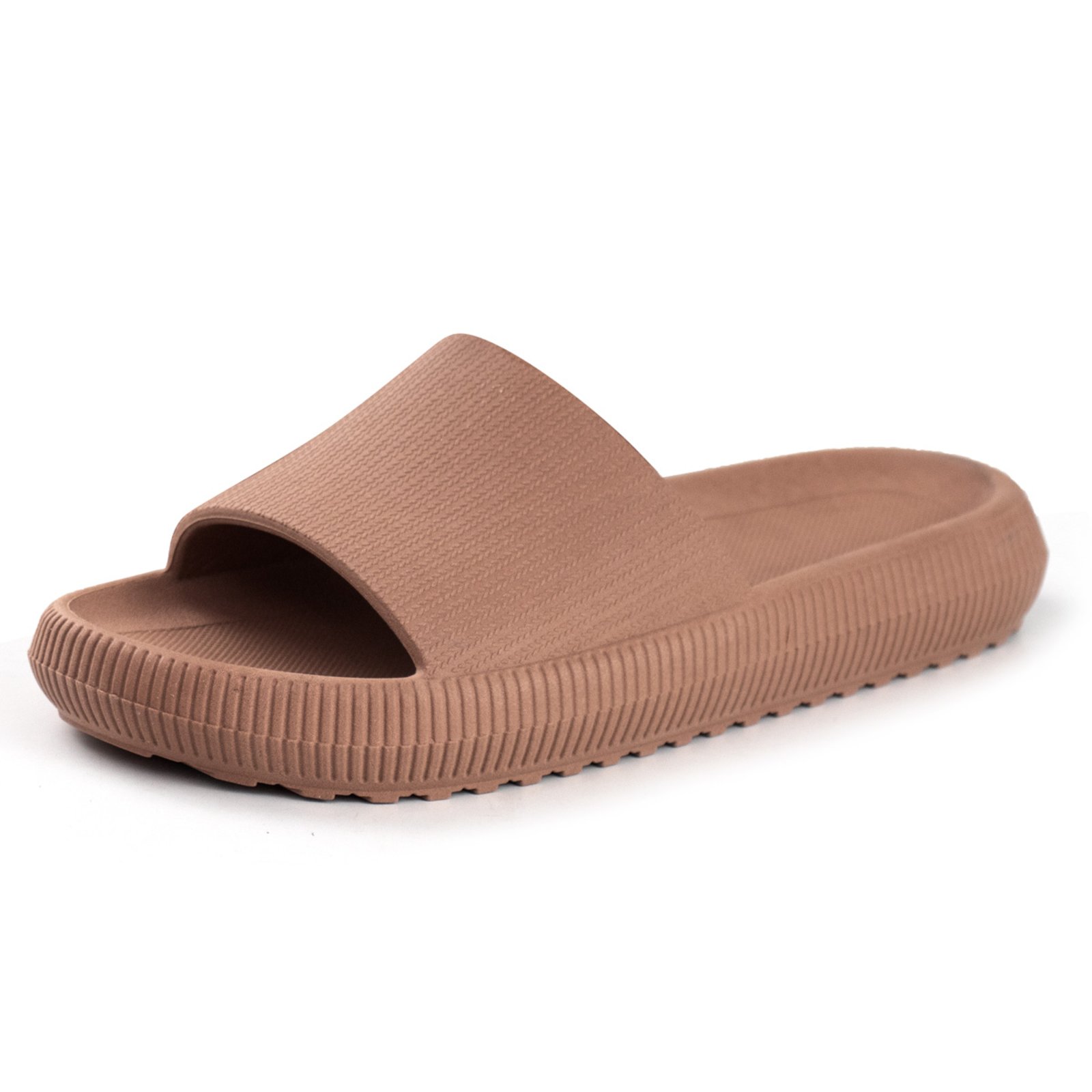 Vista 3 Chinelo Nuvem Feminino Ortopédico Anatômico Macio BREDENI marrom BREDENI marrom